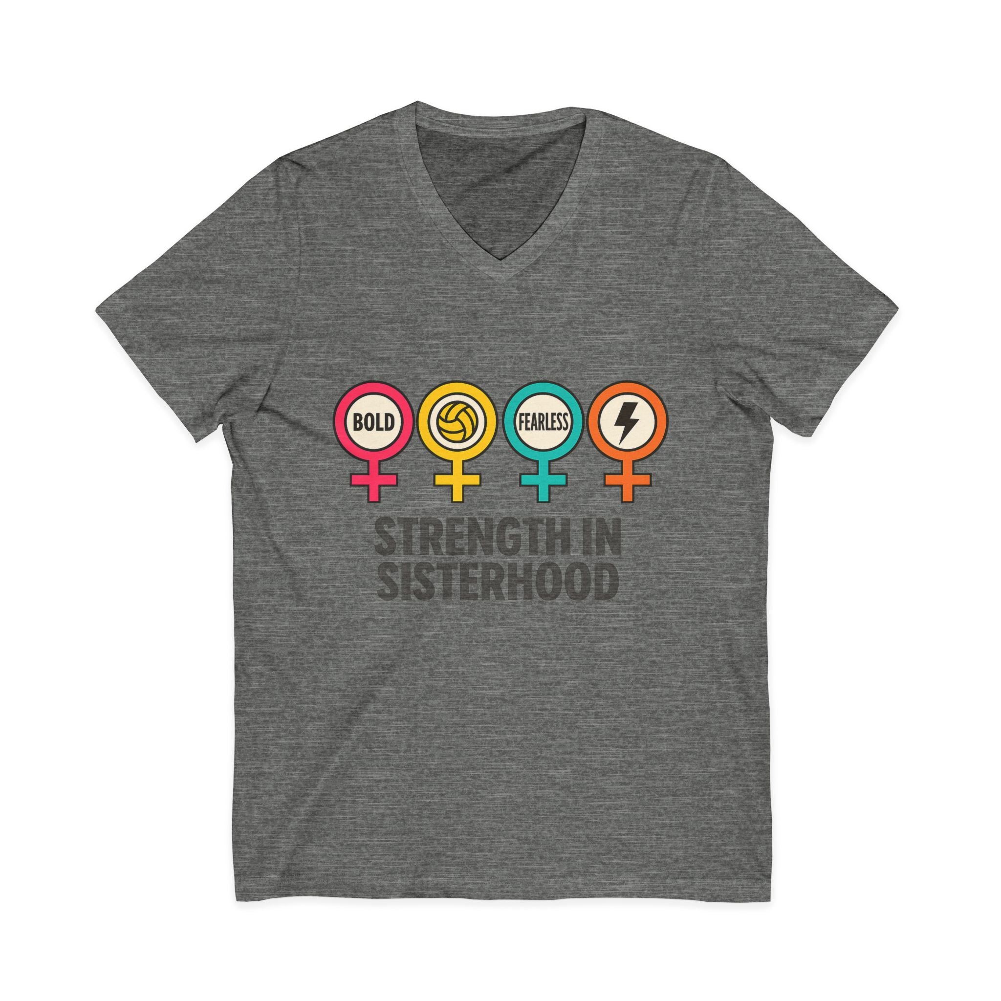 Strength in Sisterhood V-Neck Tee
