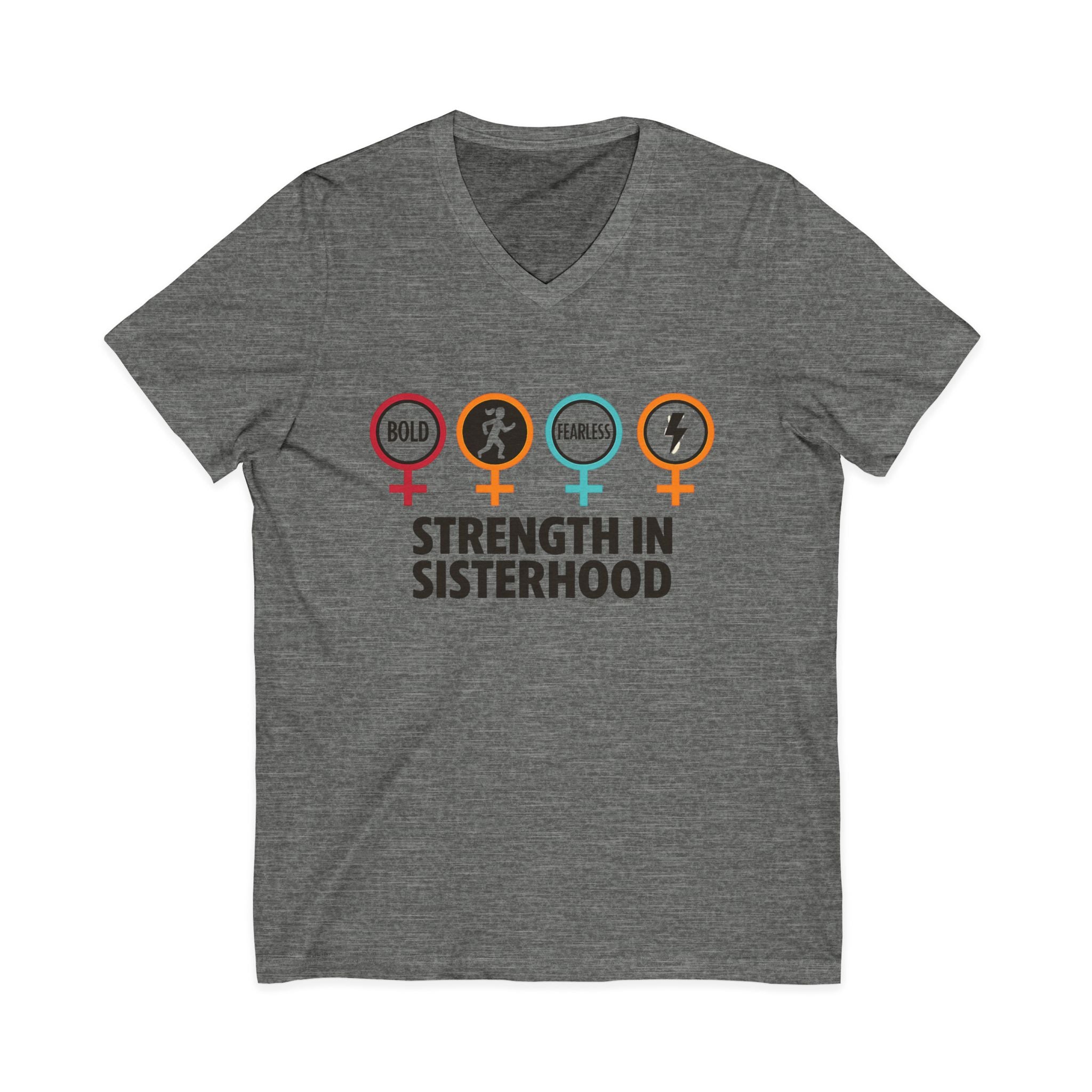 Strength in Sisterhood V-Neck Tee