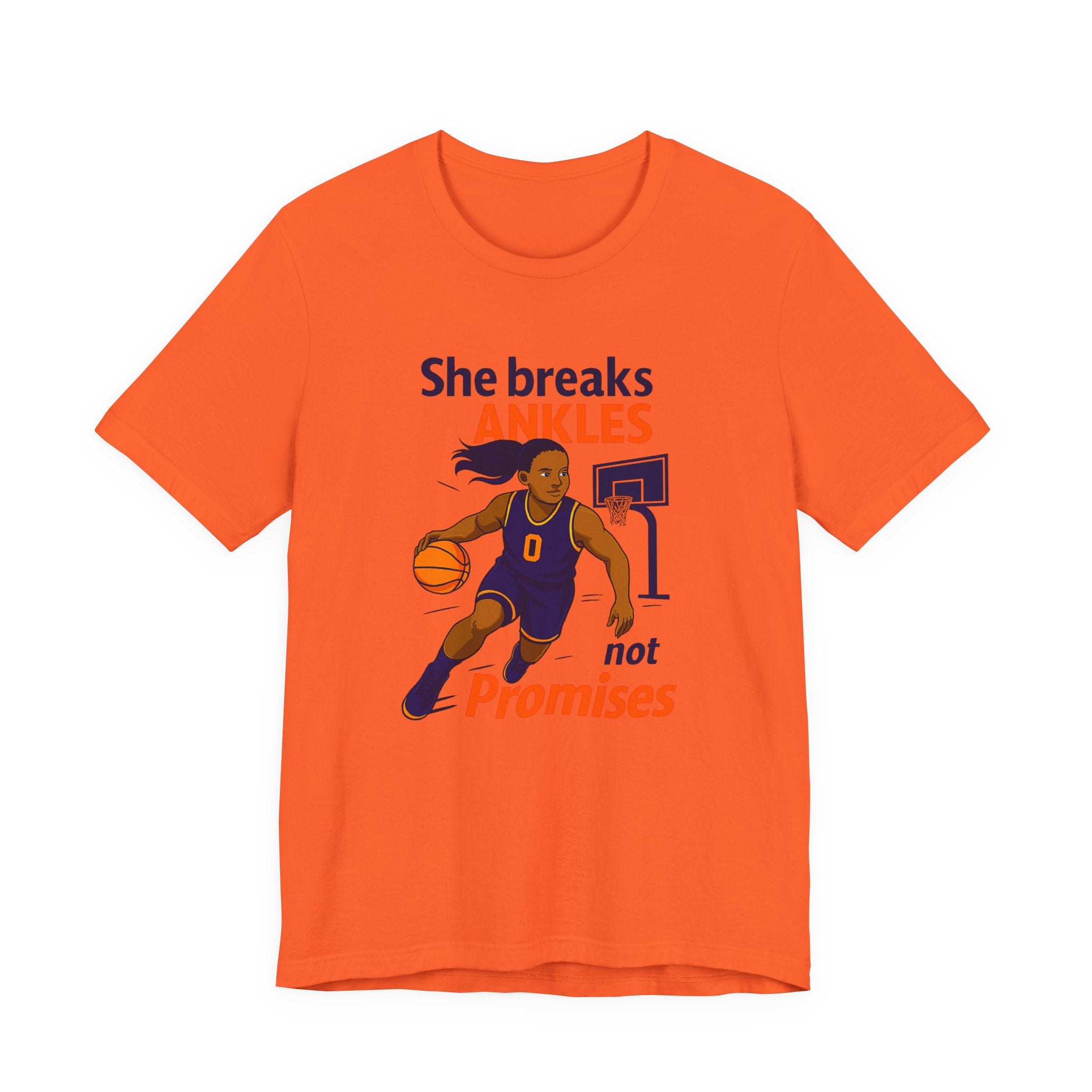Women's Sports Support Tee - She Breaks Ankle Women's Sports