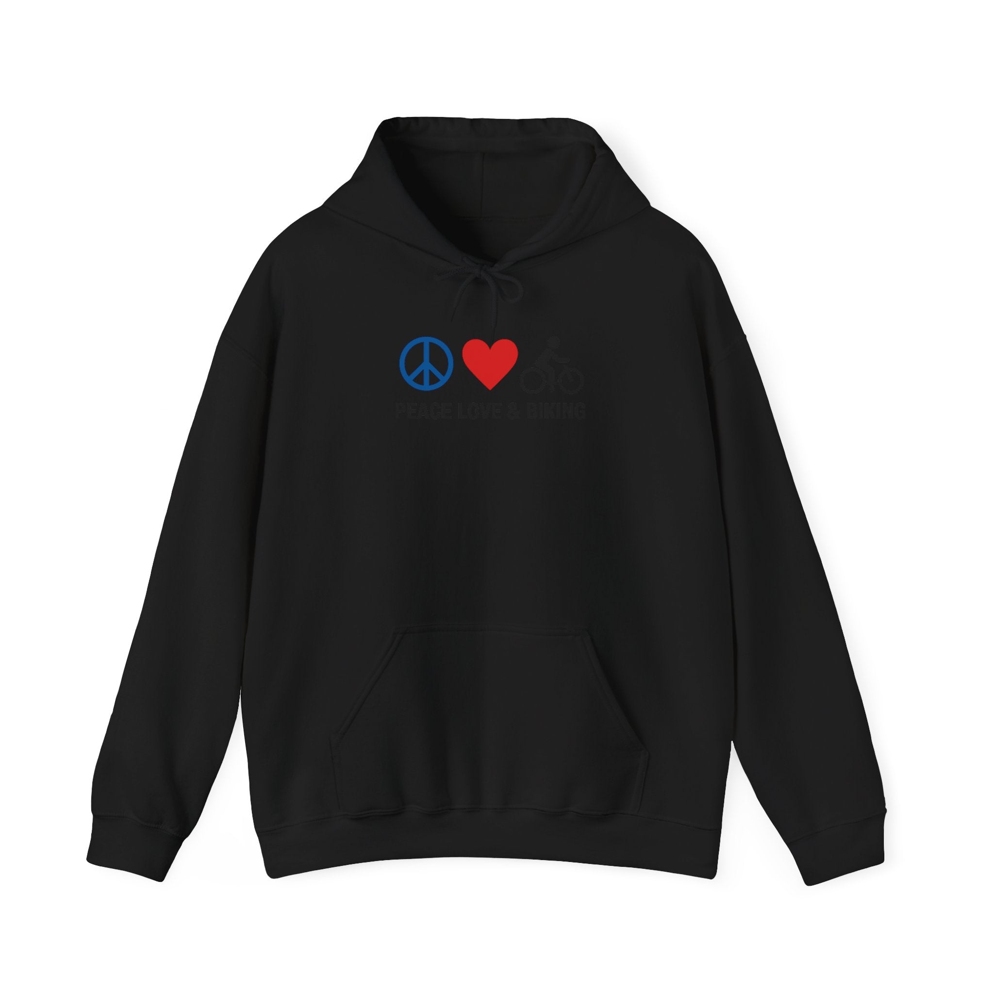 Peace Love & Biking Hoodie
