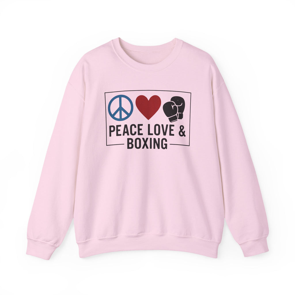 Peace Love Boxing Crewneck Sweatshirt
