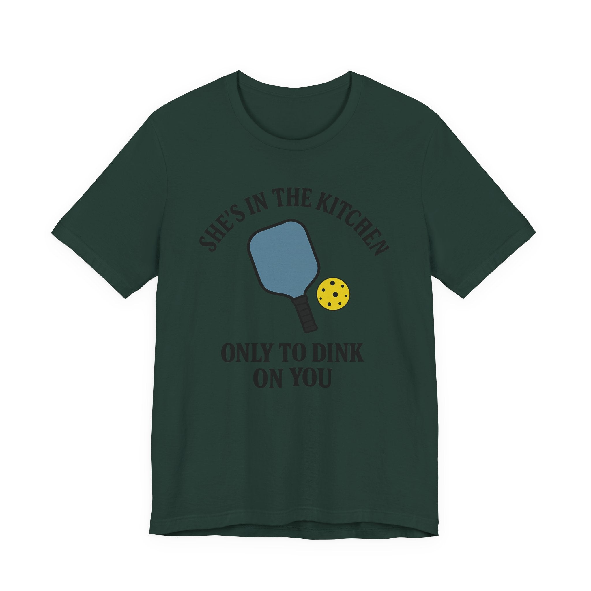 She's In The Kitchen Pickleball Unisex Tee
