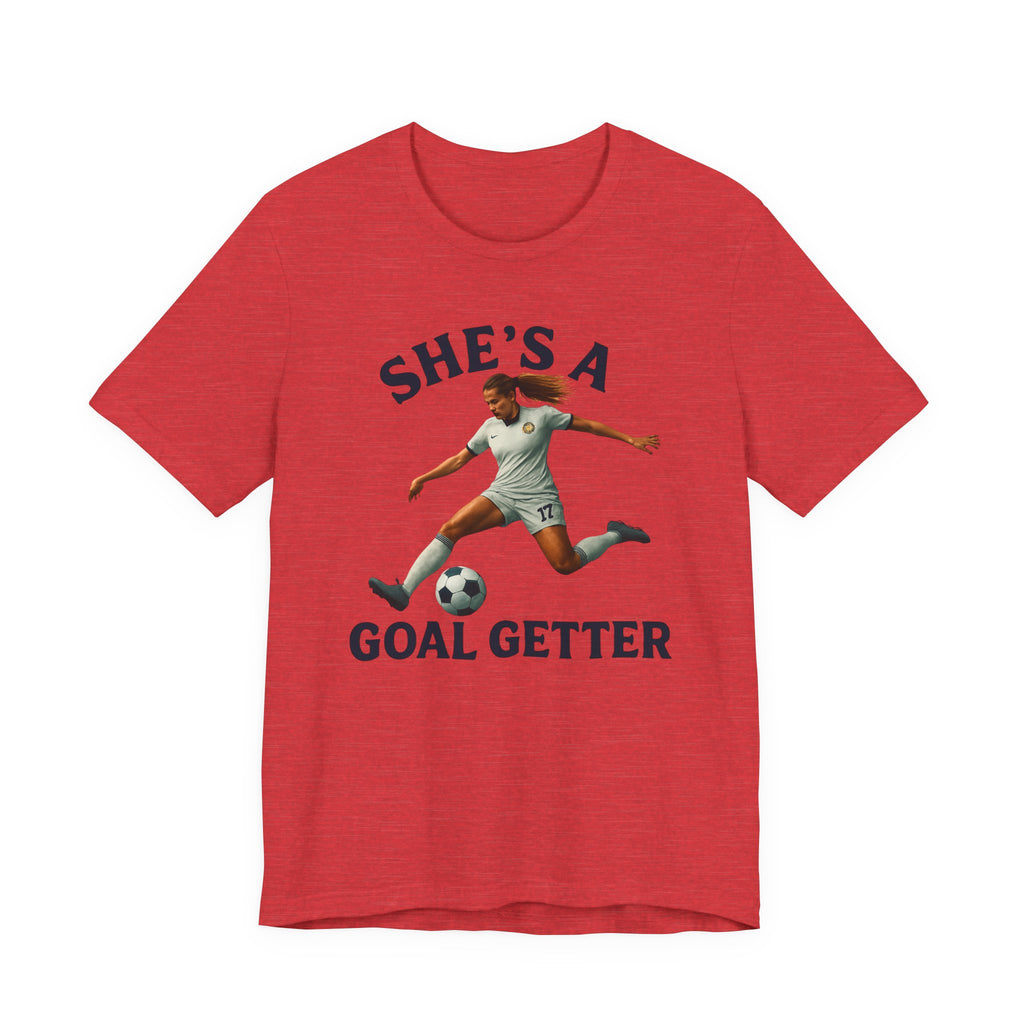 Goal Getter Unisex Jersey Tee | Soccer Shirt for Sports Lovers