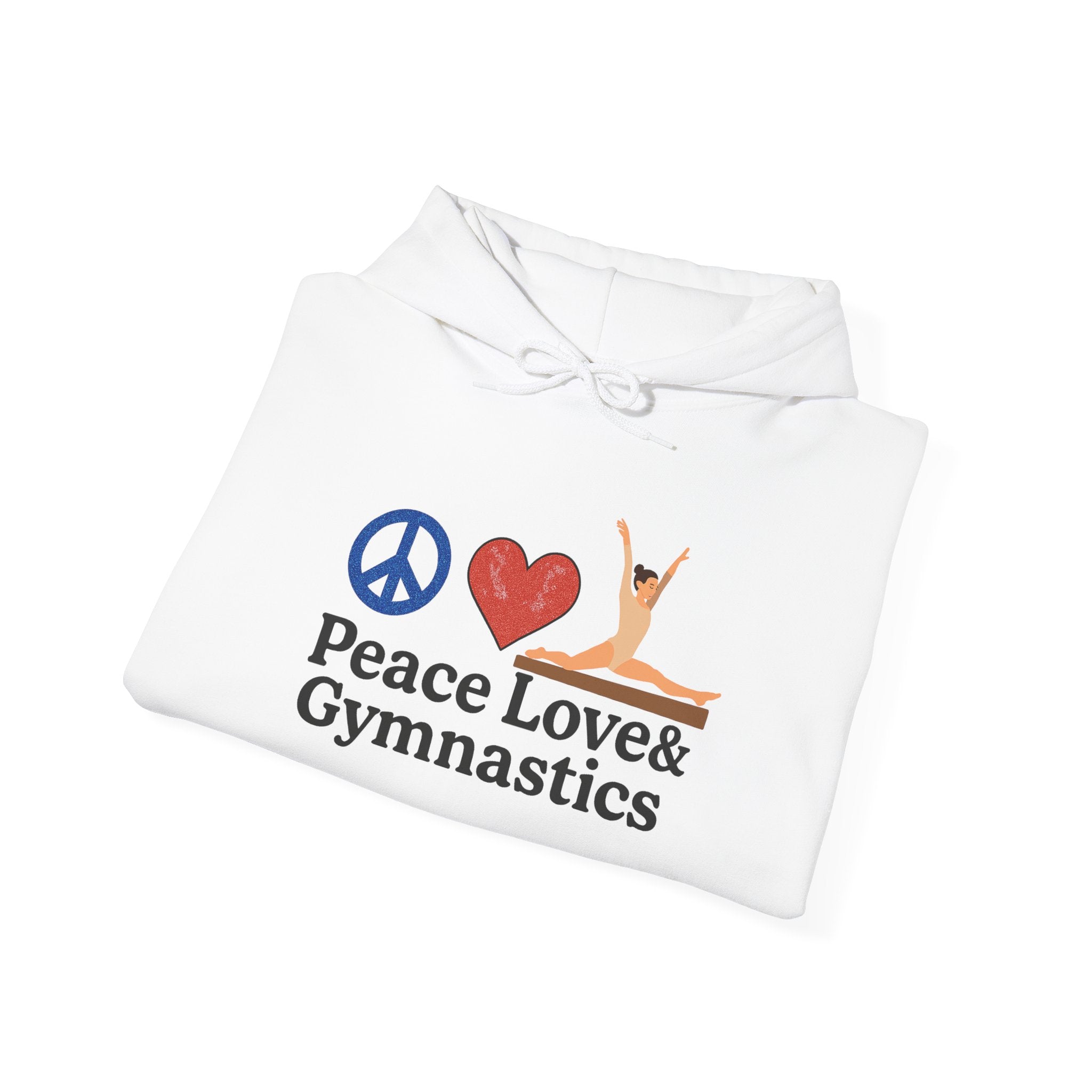 Peace, Love & Gymnastics Hoodie