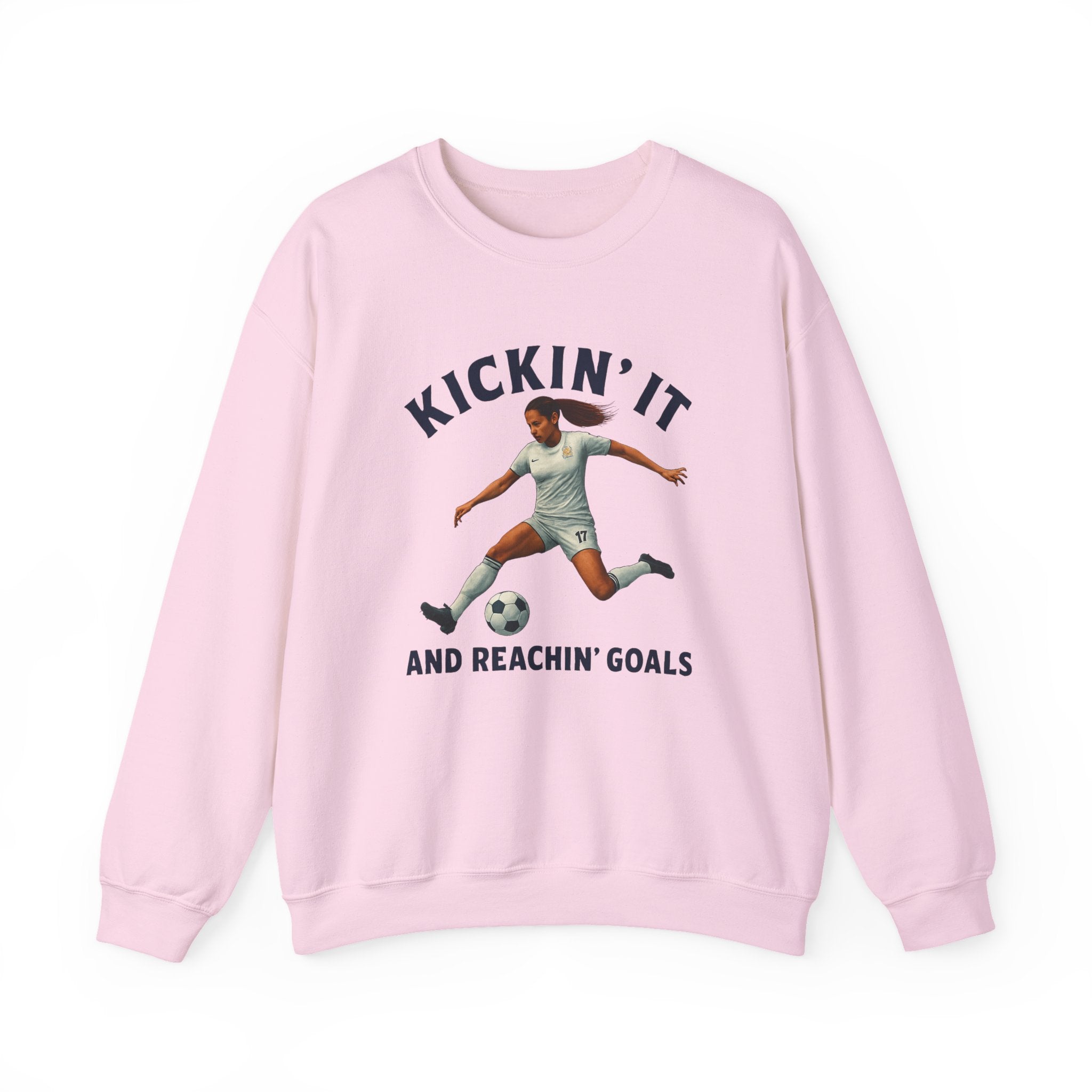 Kickin' It Crewneck Sweatshirt - Athletic Unisex Pullover