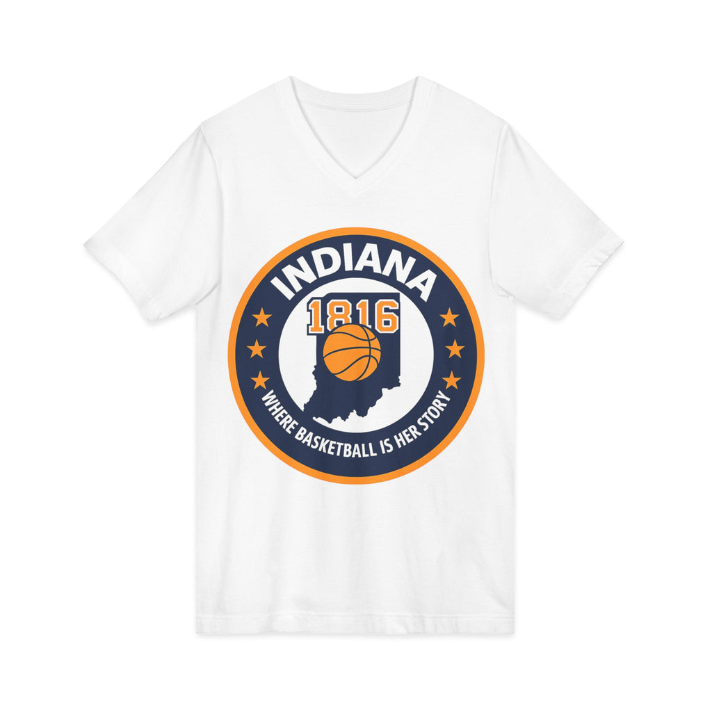 Indiana Basketball V-Neck Tee - Celebrate Your Love for the Game!