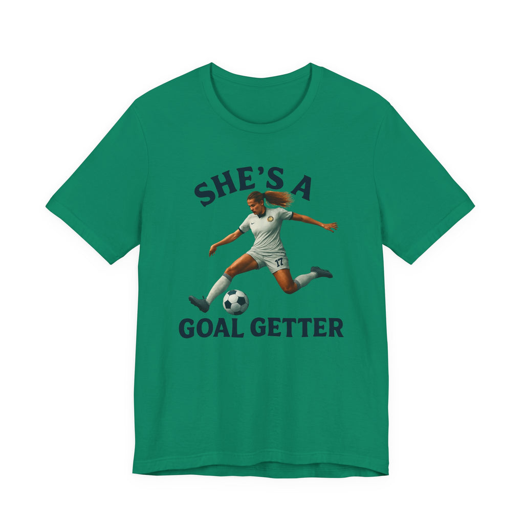 Goal Getter Unisex Jersey Tee | Soccer Shirt for Sports Lovers