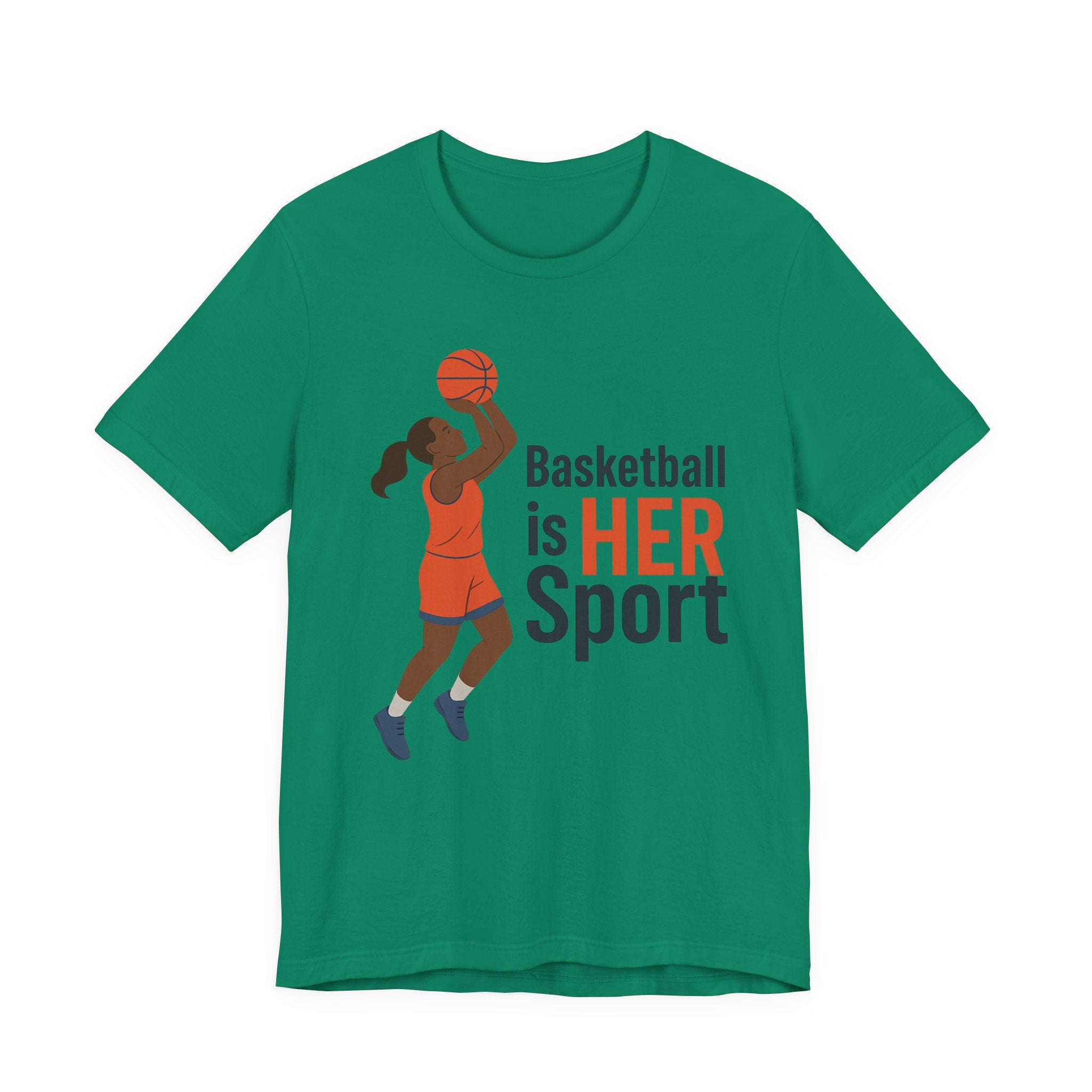 Unisex Sports Tee - Basketball Is Her Sport