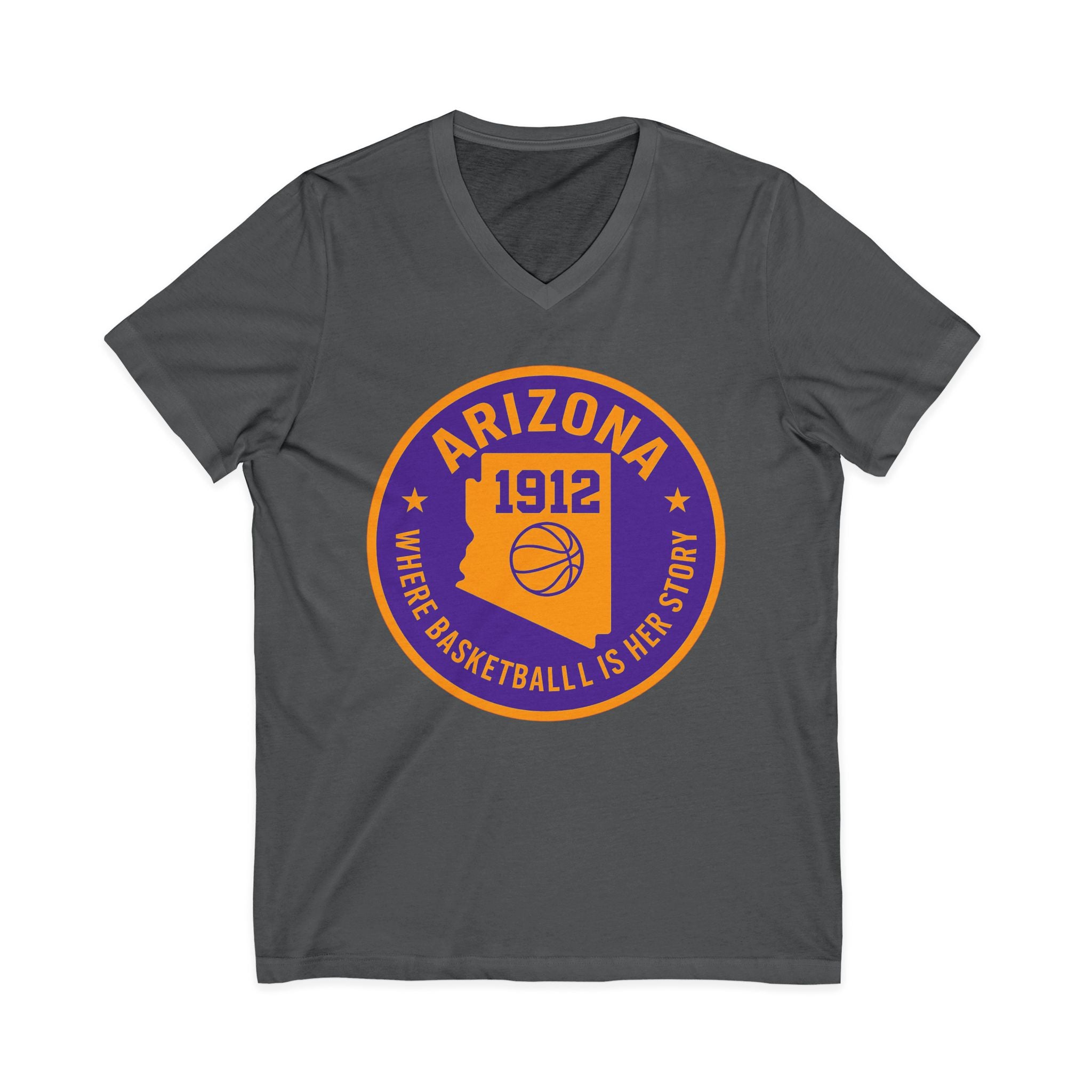 Arizona Basketball Women’s V-Neck Tee -Celebrate Your Love for the Game!