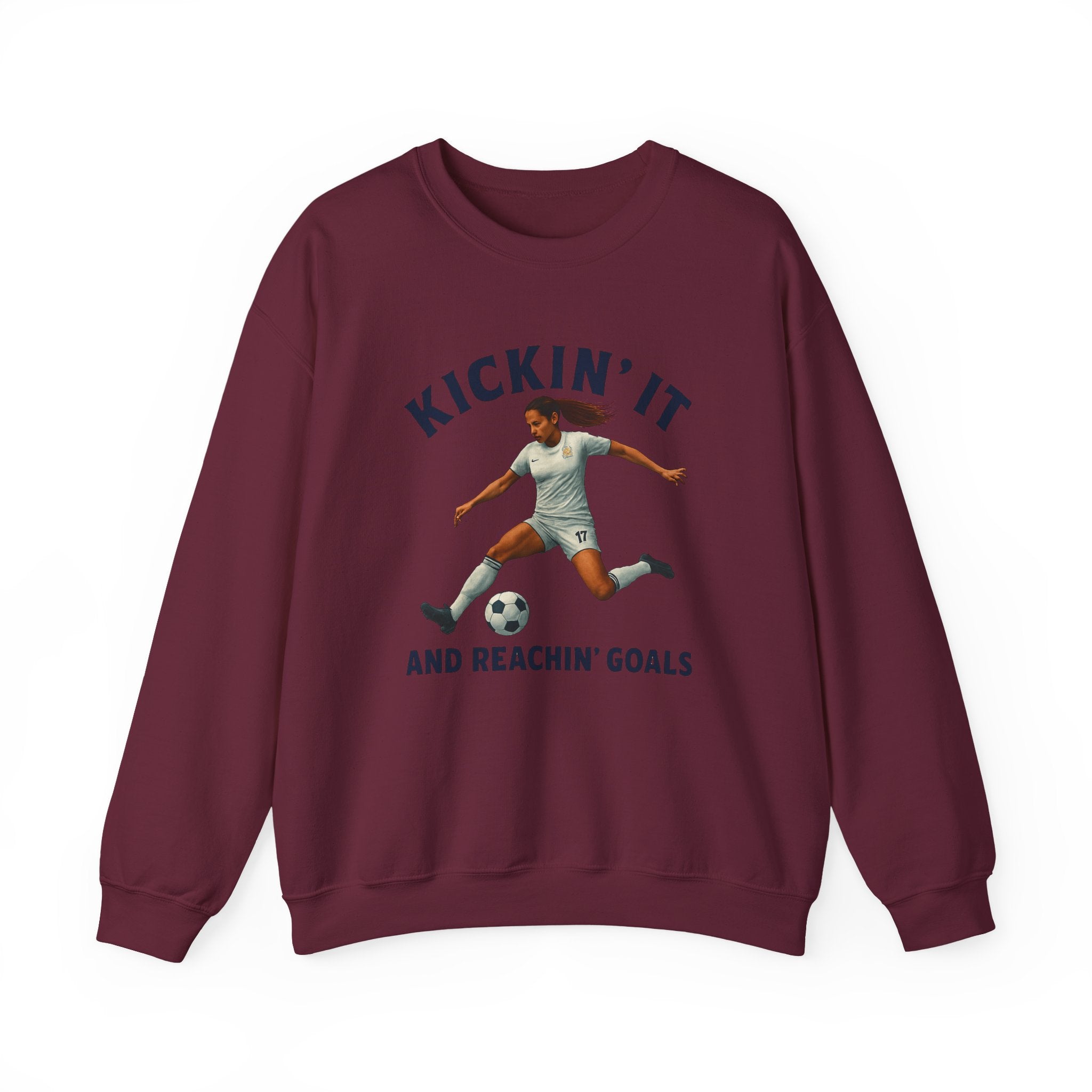 Kickin' It Crewneck Sweatshirt - Athletic Unisex Pullover