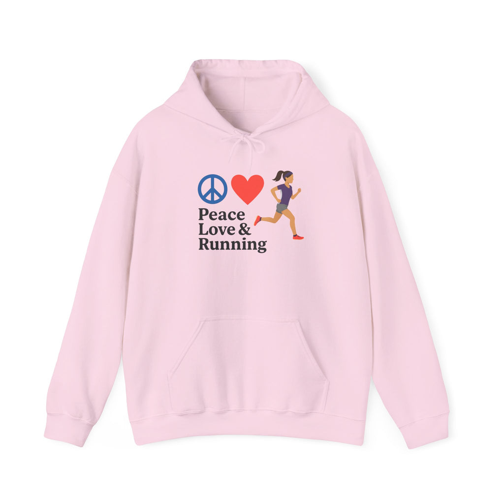 Peace, Love & Running Hoodie