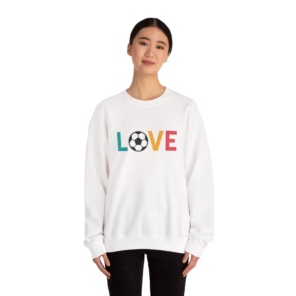Soccer Love Sweatshirt | Unisex Heavy Blend