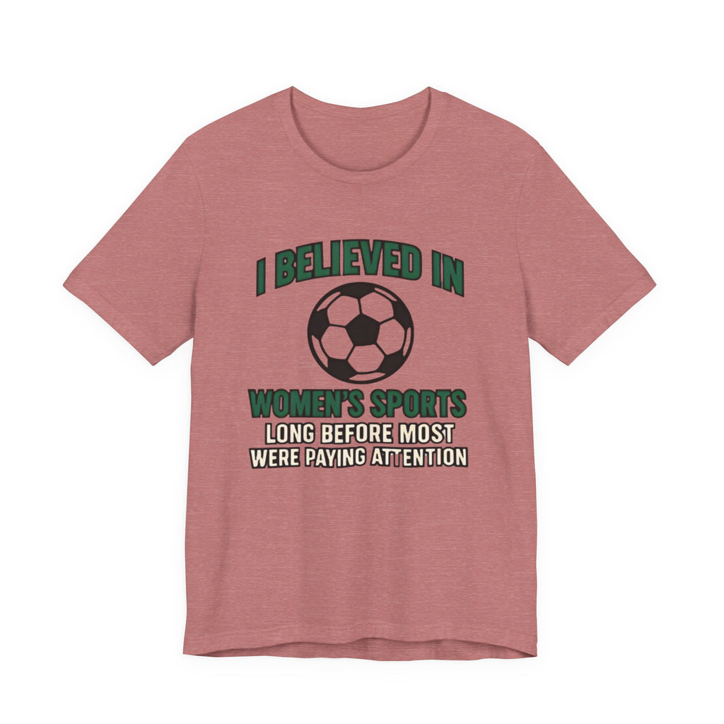 Empowering Women's Sports Tee - Unisex Jersey Short Sleeve T-Shirt