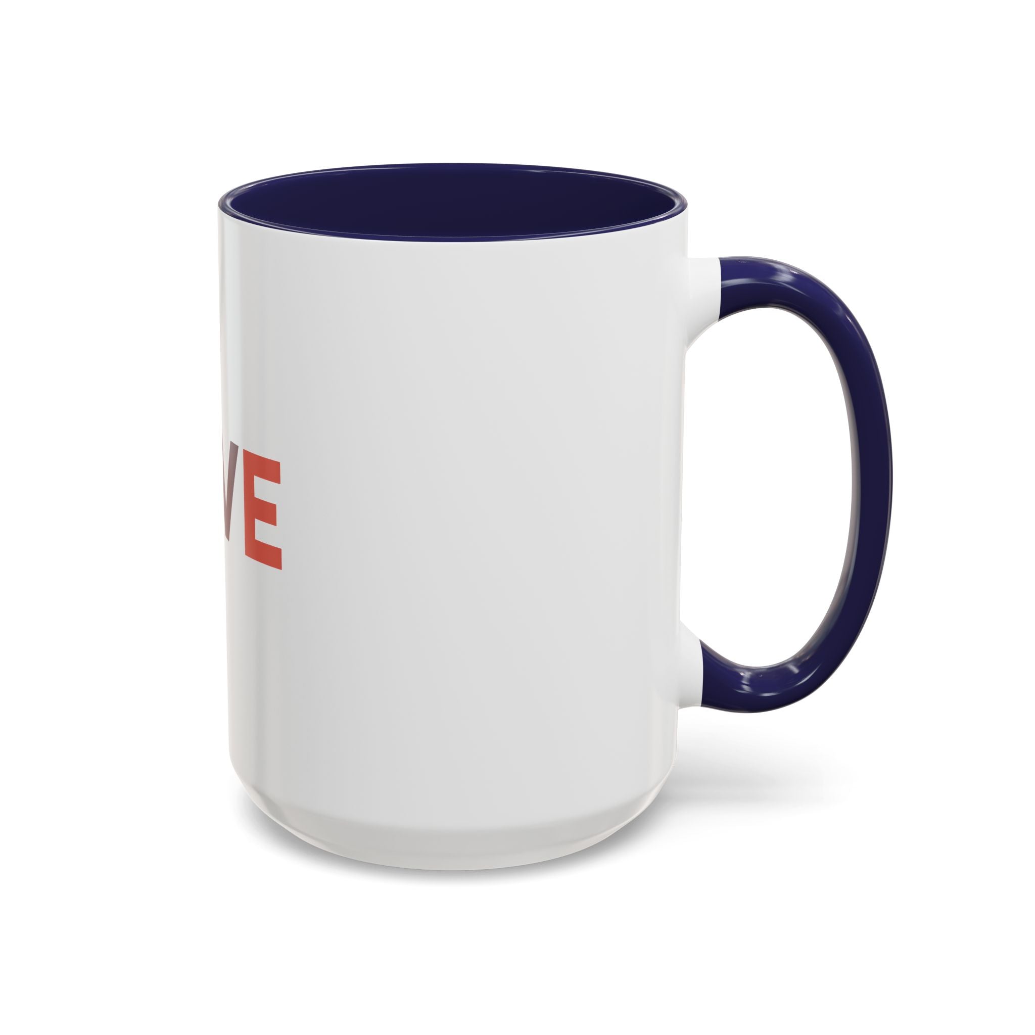 Love Baseball Accent Coffee Mug