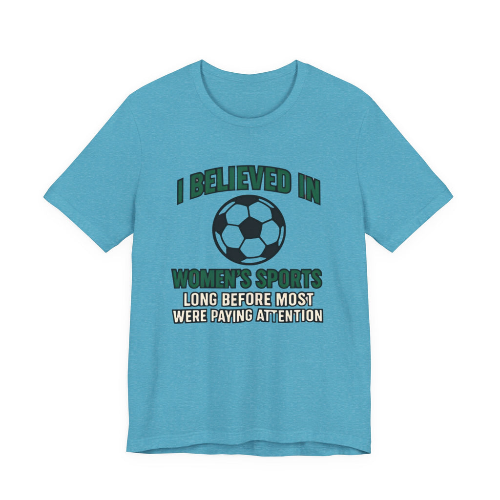 Empowering Women's Sports Tee - Unisex Jersey Short Sleeve T-Shirt