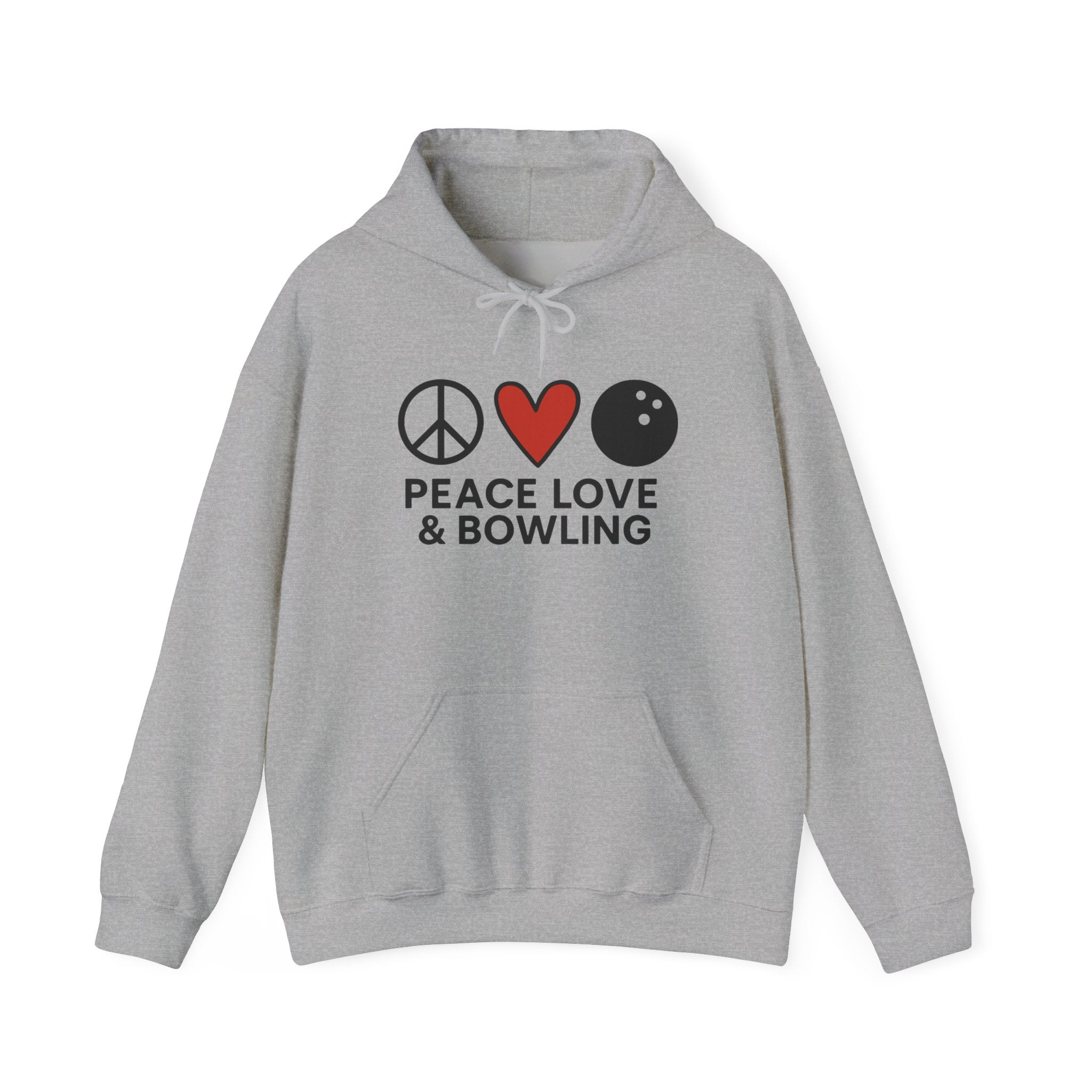 Peace Love & Bowling Hoodie