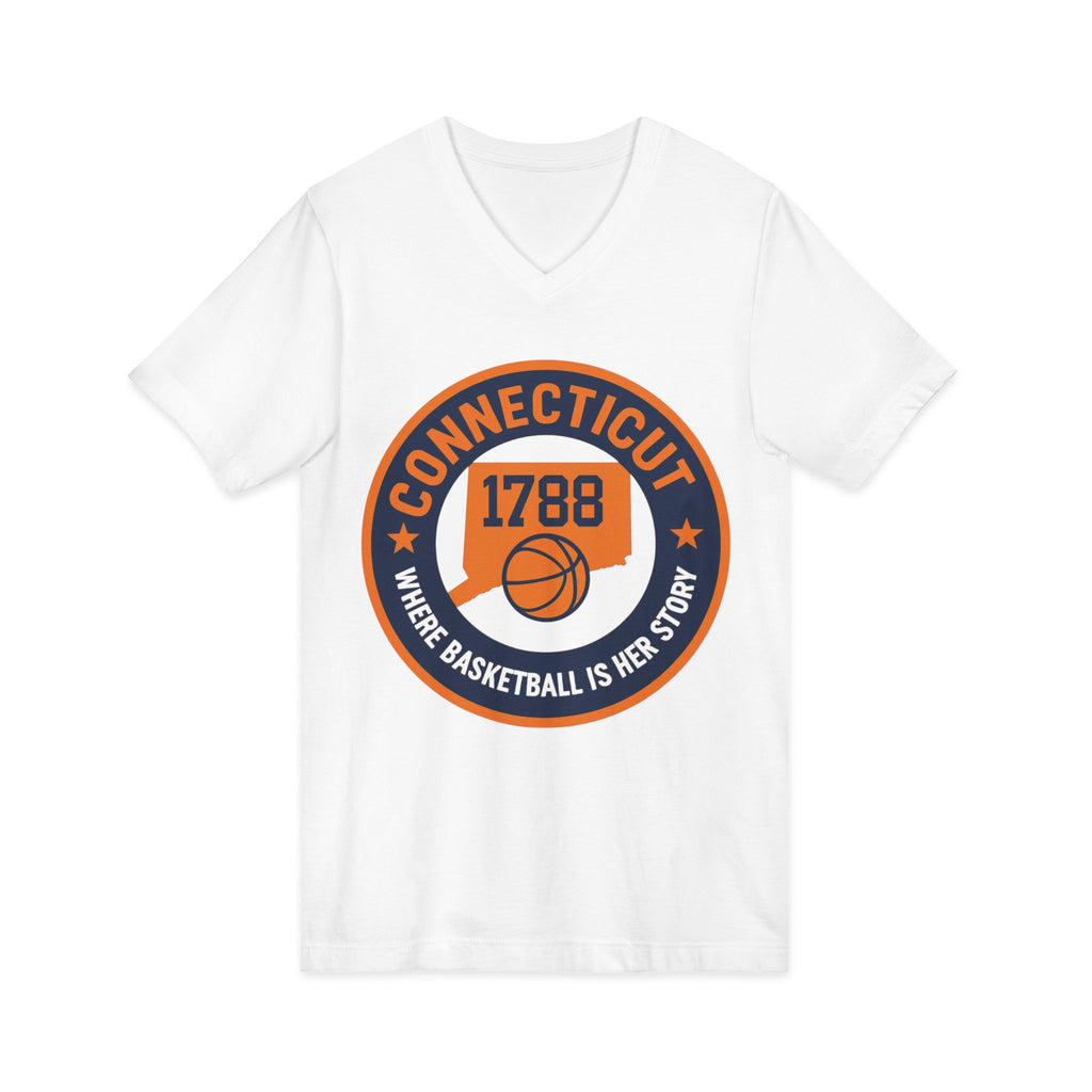 Connecticut Basketball V-Neck Tee - Celebrate Your Love for the Game!