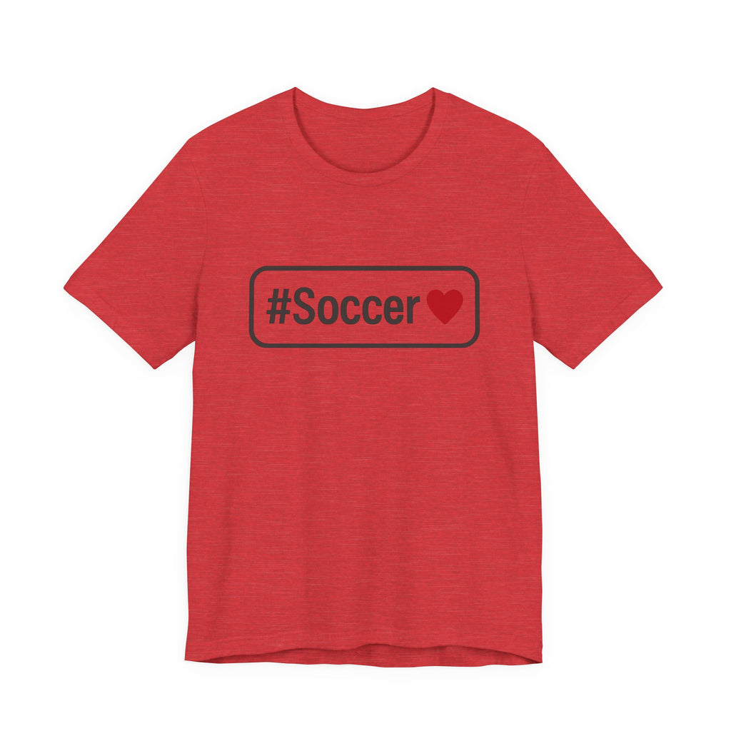 #Soccer Love Unisex Tee – Perfect for Fans