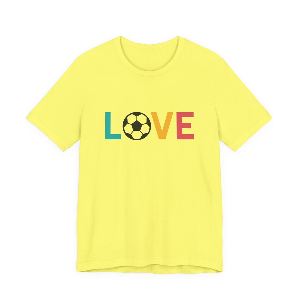 Love Soccer Unisex Tee, Sports Fan Shirt