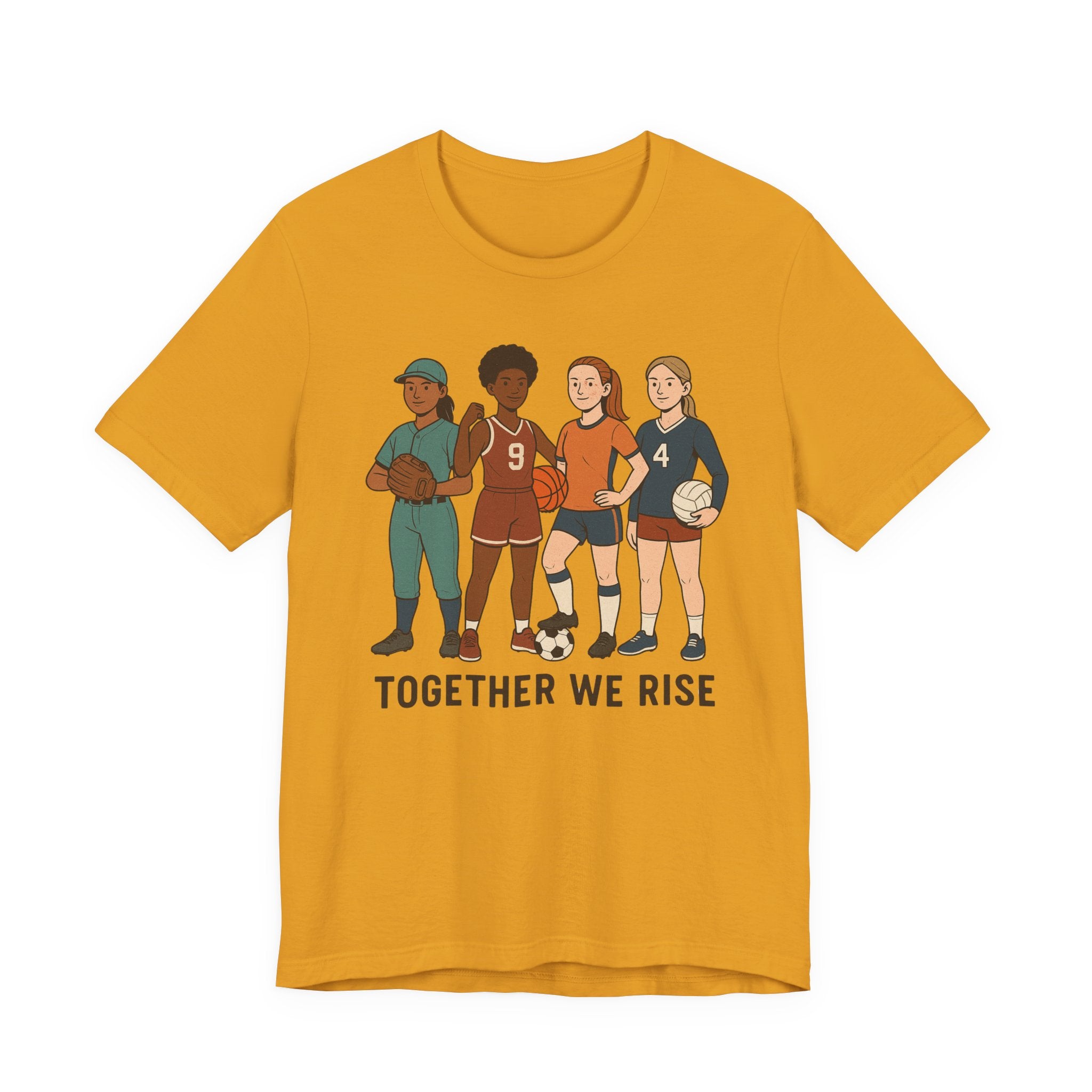 Empowering Together We Rise Tee | Unisex Jersey Short Sleeve T-Shirt