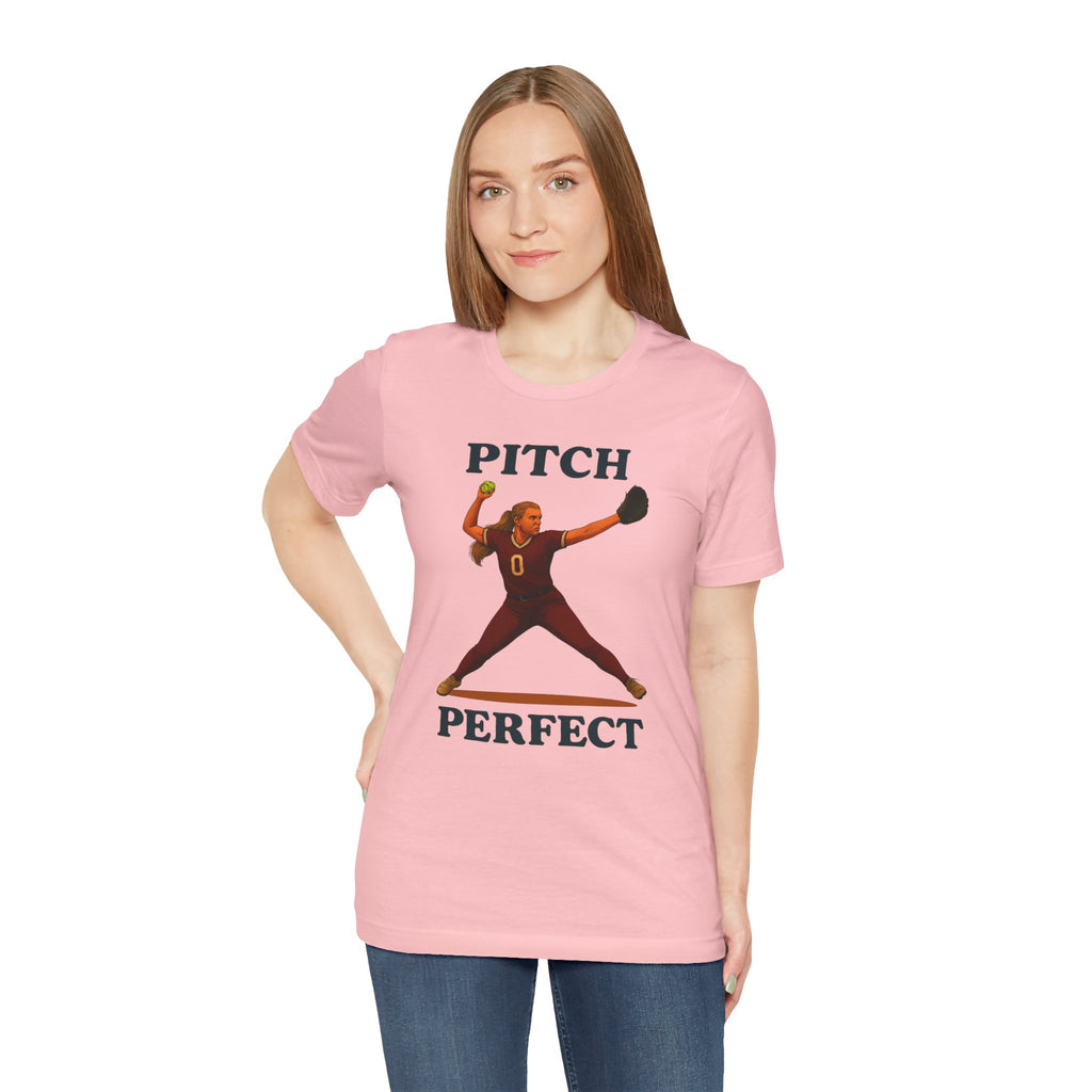Pitch Perfect Softball Tee, Unisex Jersey T-Shirt