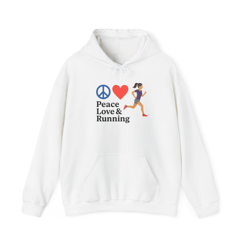 Peace, Love & Running Hoodie