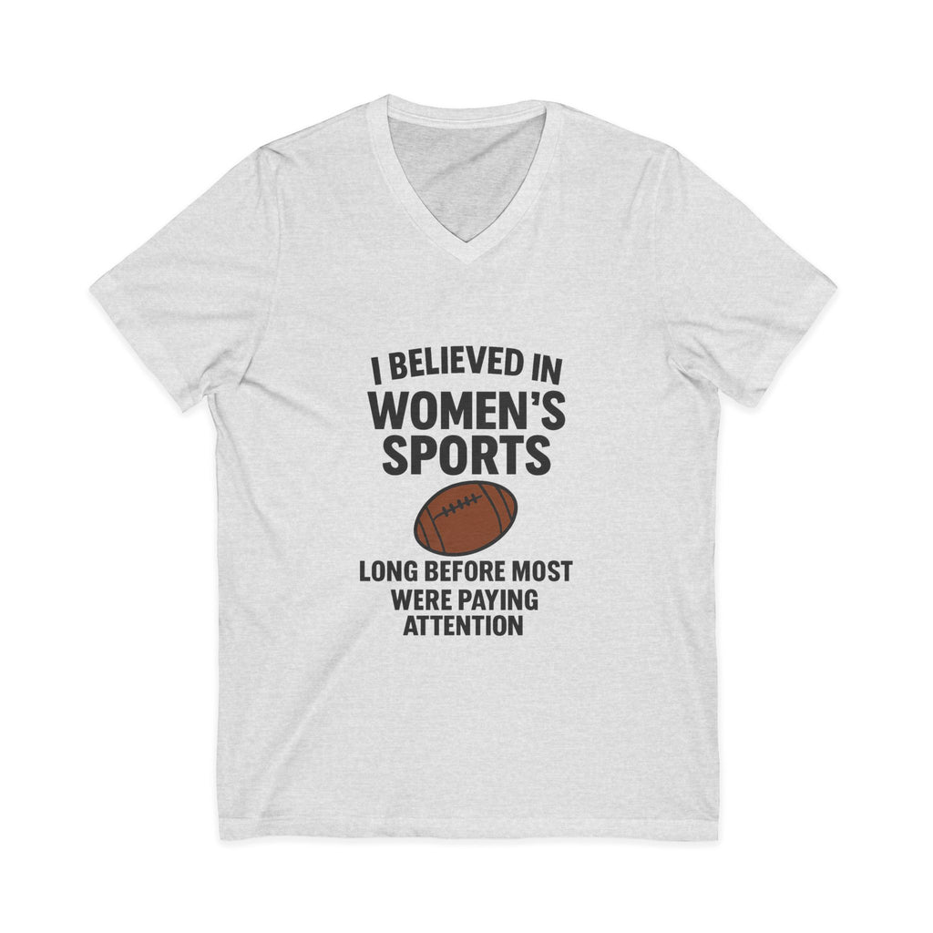Women's Sports Advocacy V-Neck Tee