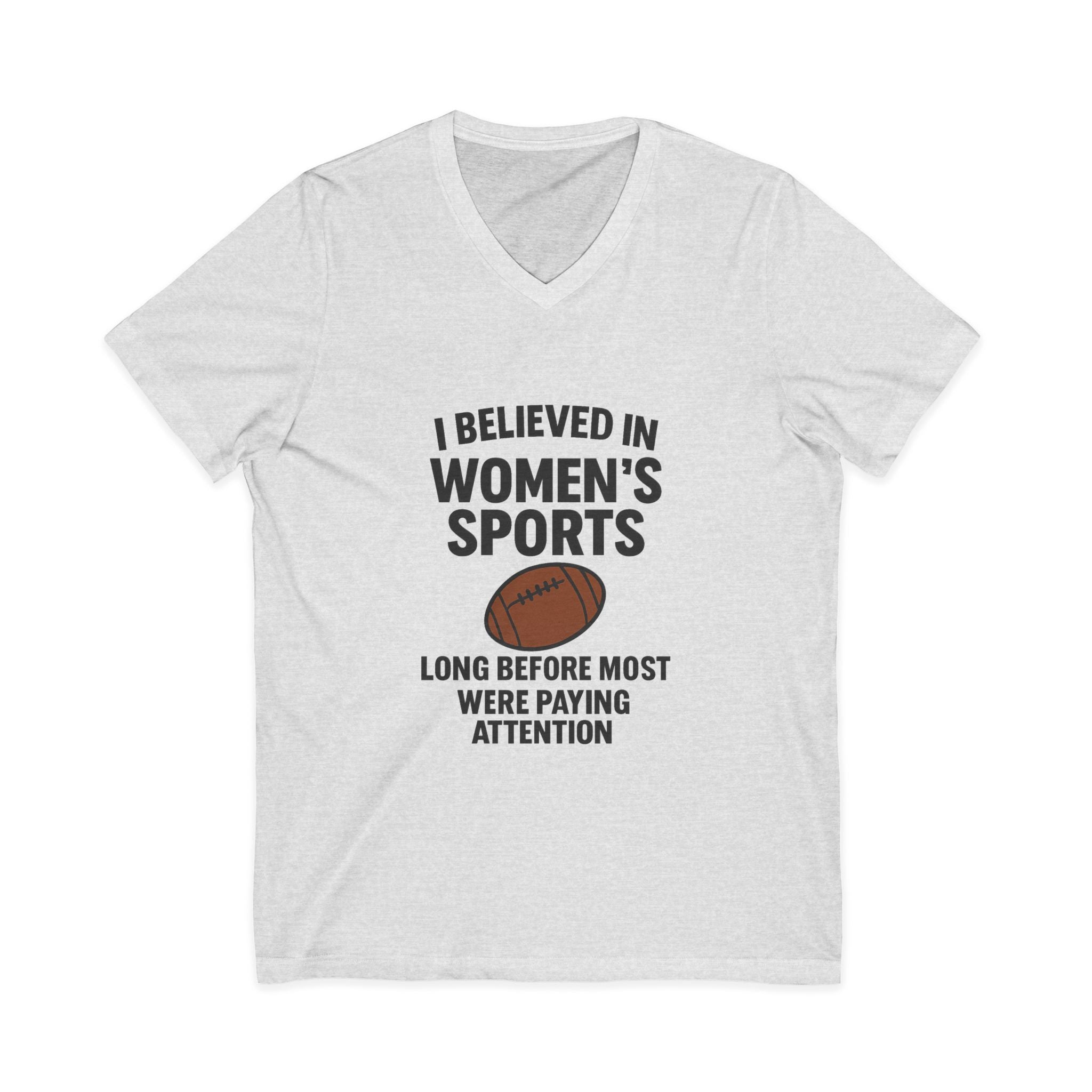 Women's Sports Advocacy V-Neck Tee