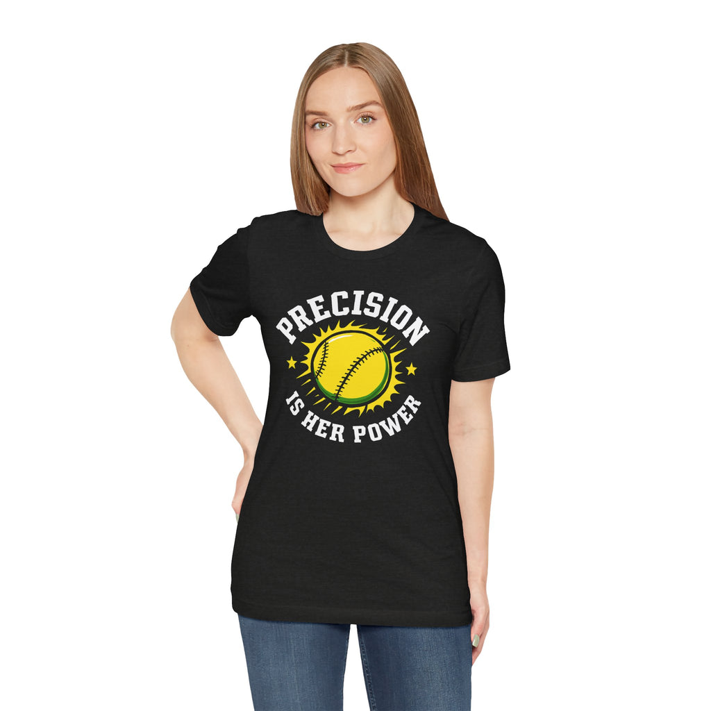 Softball Empowerment Tee - Precision is Her Power