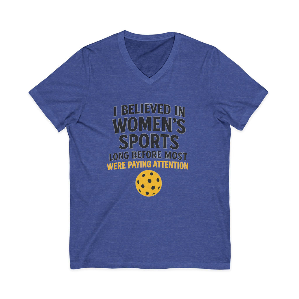 Women's Sports Advocacy V-Neck Tee