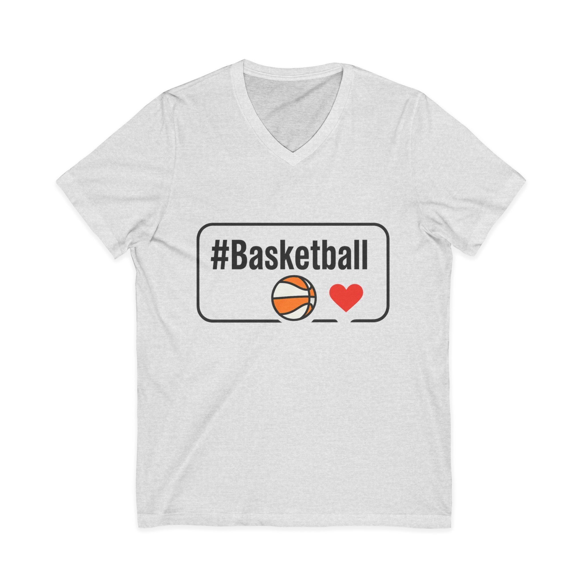 Basketball Love V-Neck Tee