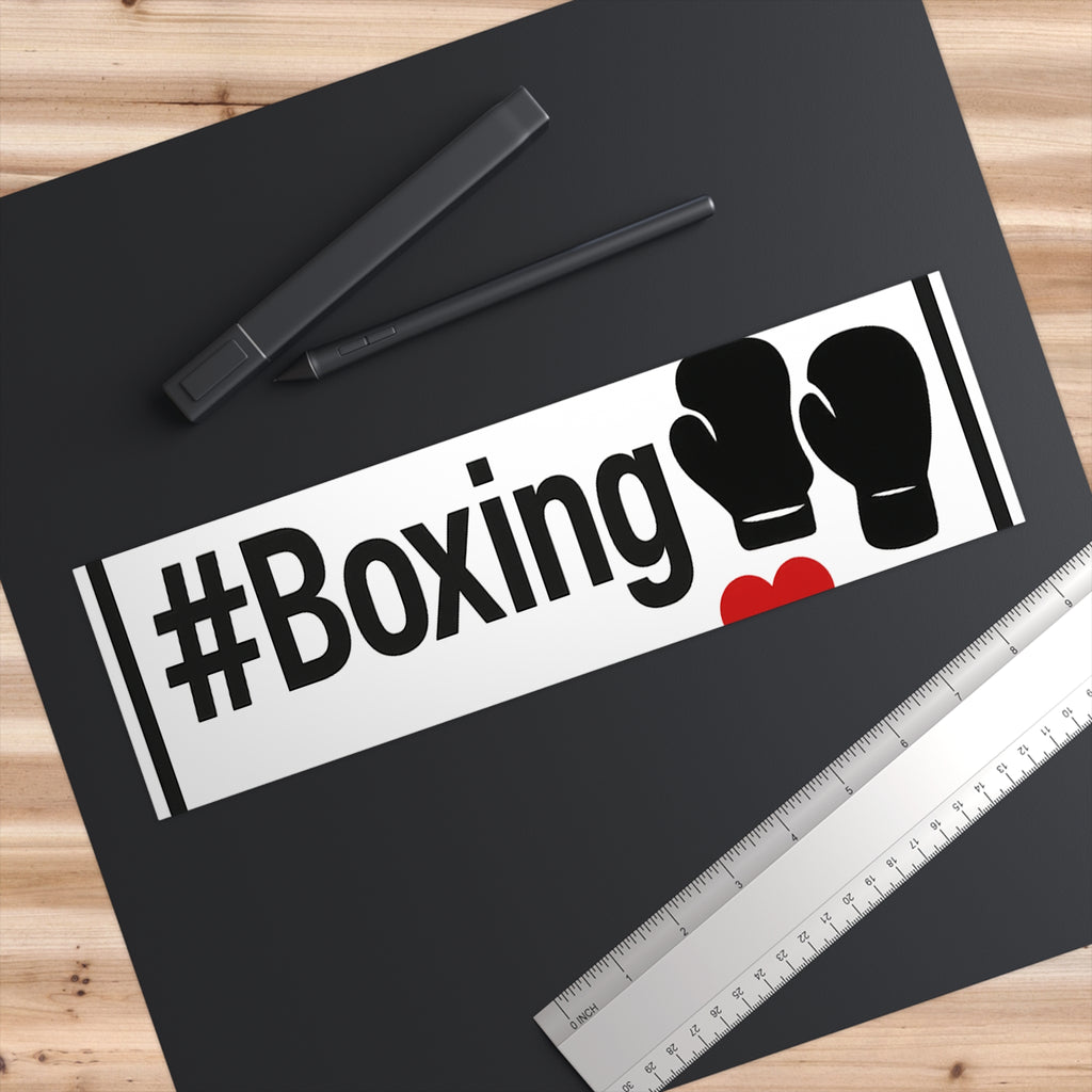 Boxing Love Bumper Sticker