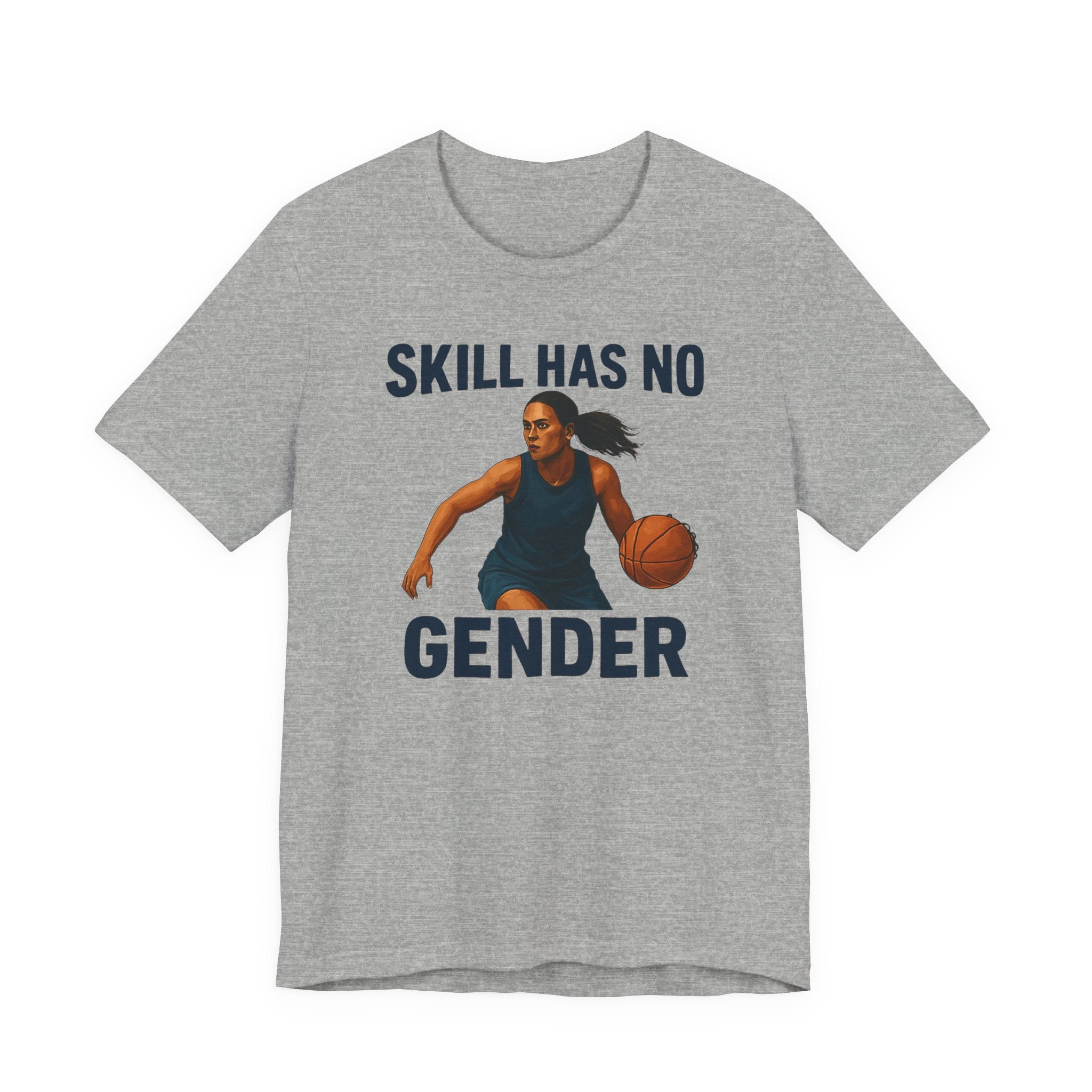 Empowering Basketball Tee - Skill Has No Gender