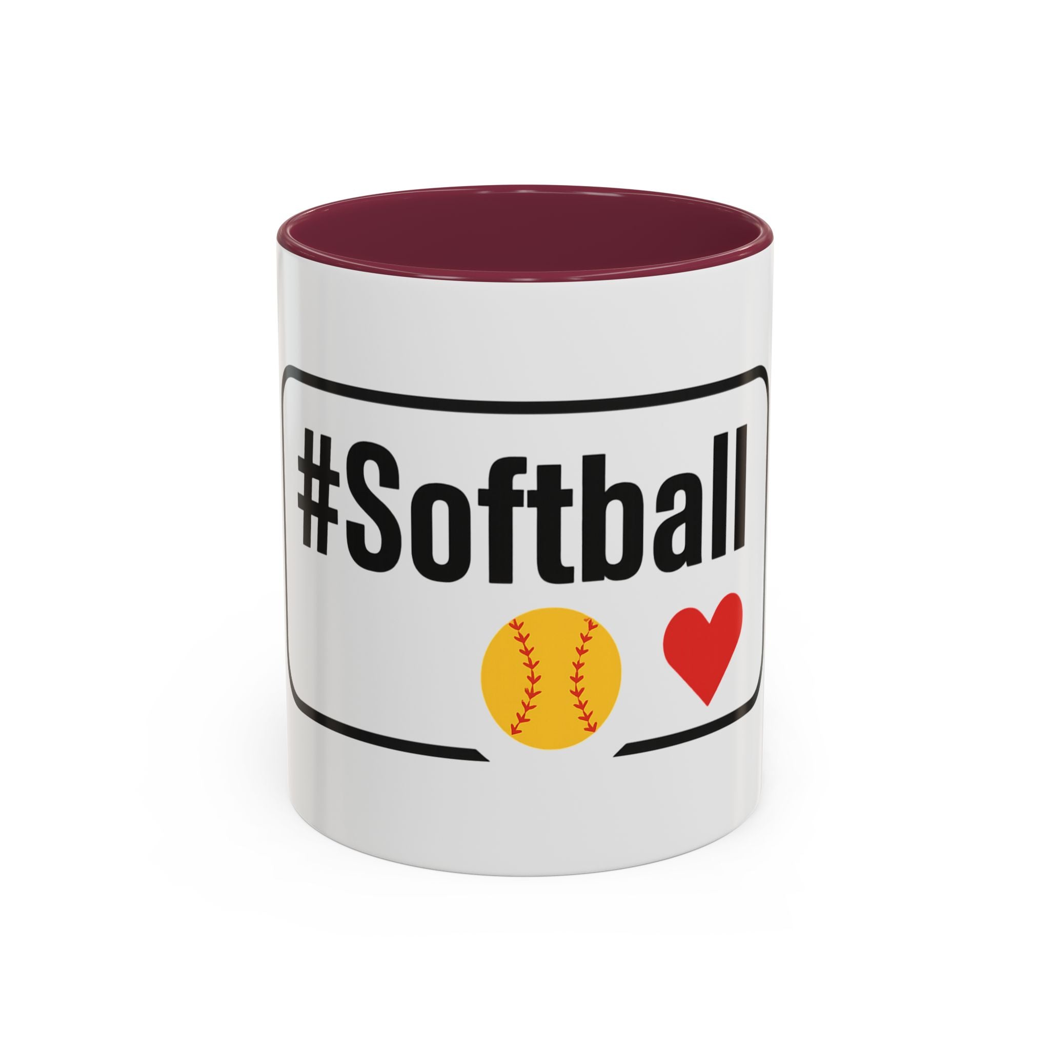 Softball Lover's Colorful Coffee Mug - 11oz & 15oz