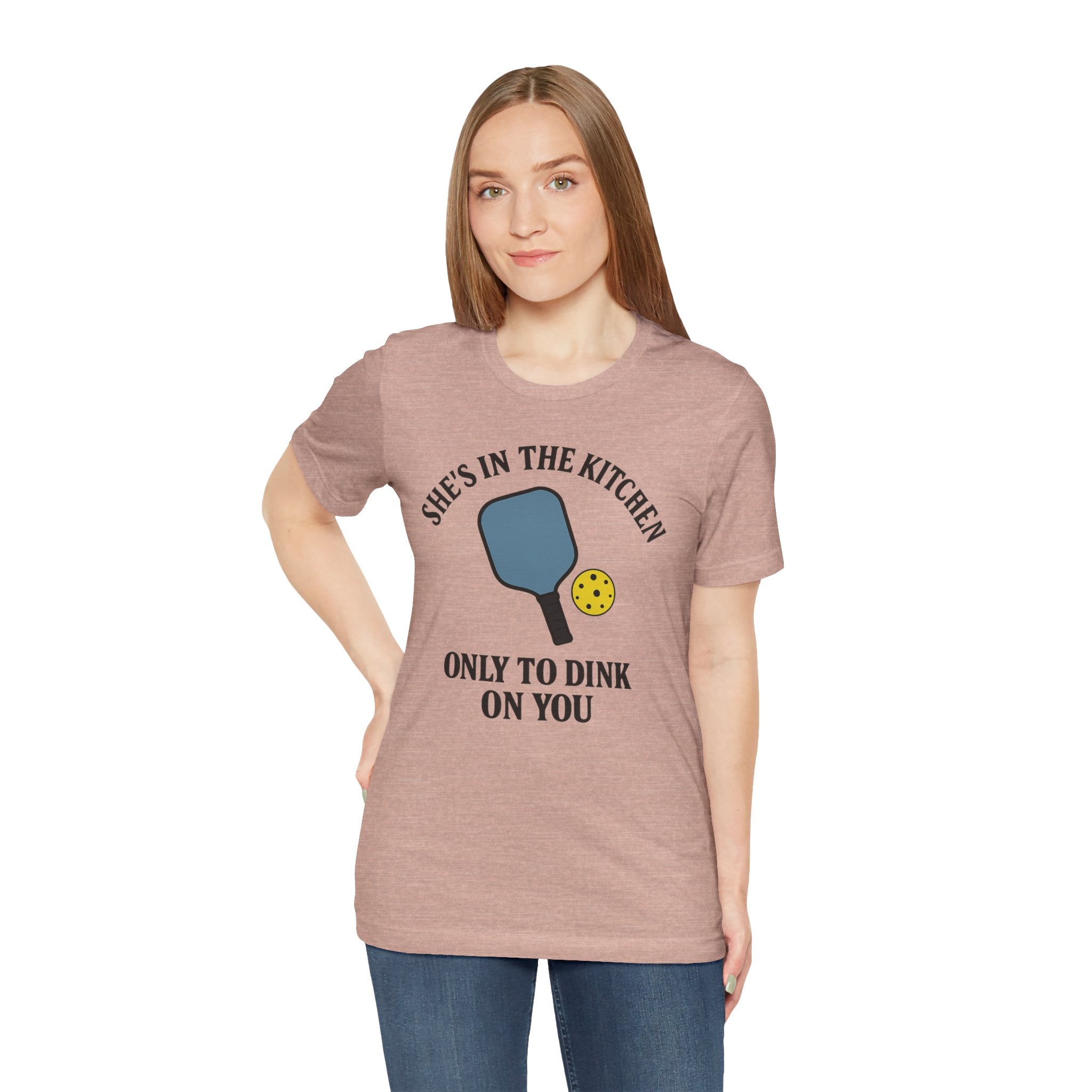 She's In The Kitchen Pickleball Unisex Tee