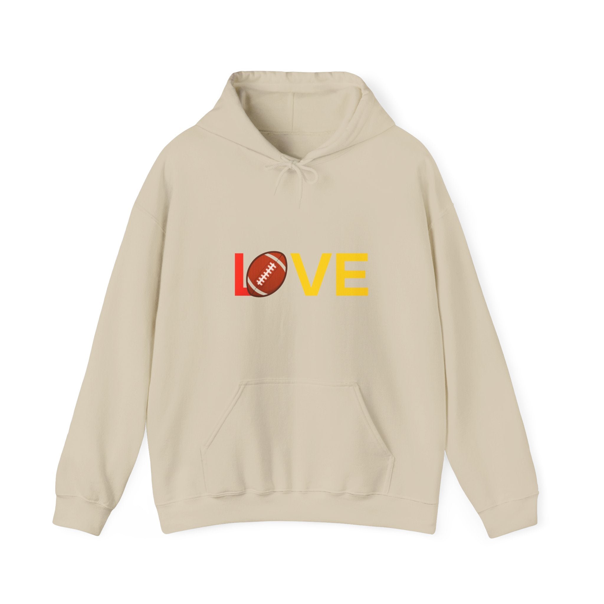 Football Love Hoodie - Heavy Blend
