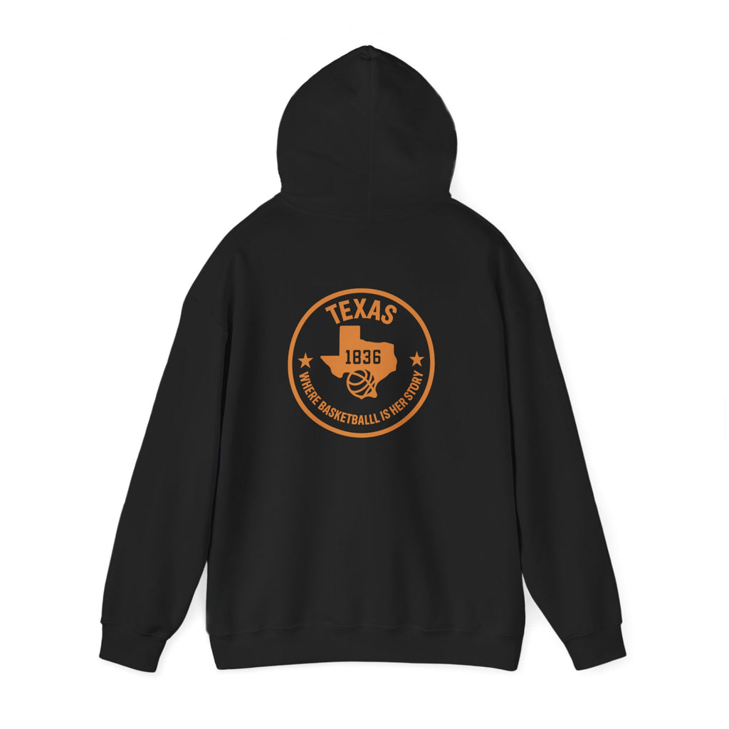 Texas 1836 Basketball Hoodie — Retro State Pride Pullover