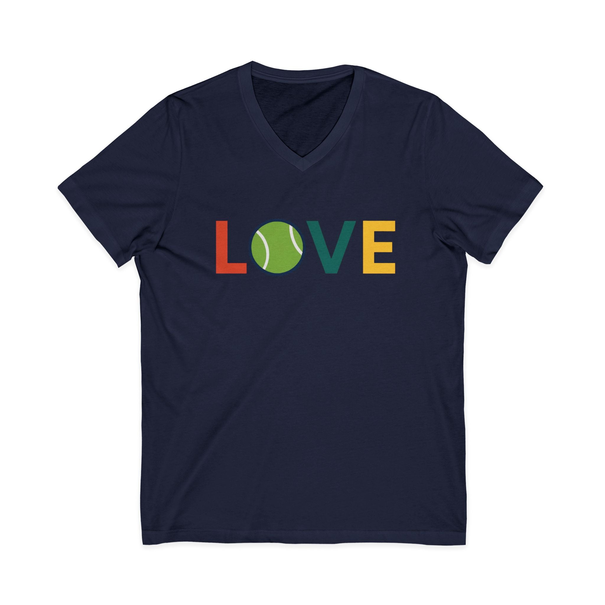 Love Tennis V-Neck Tee