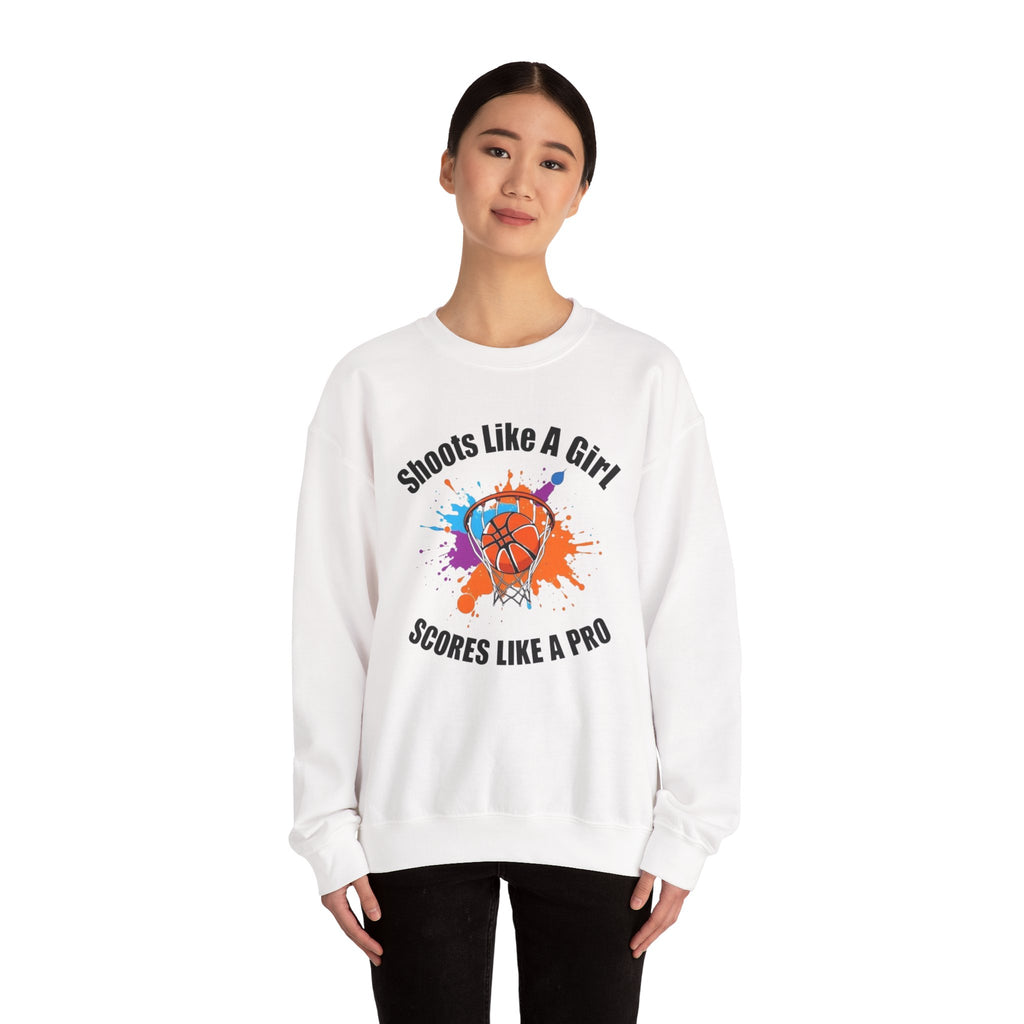 Empowering Basketball Sweatshirt for Girls