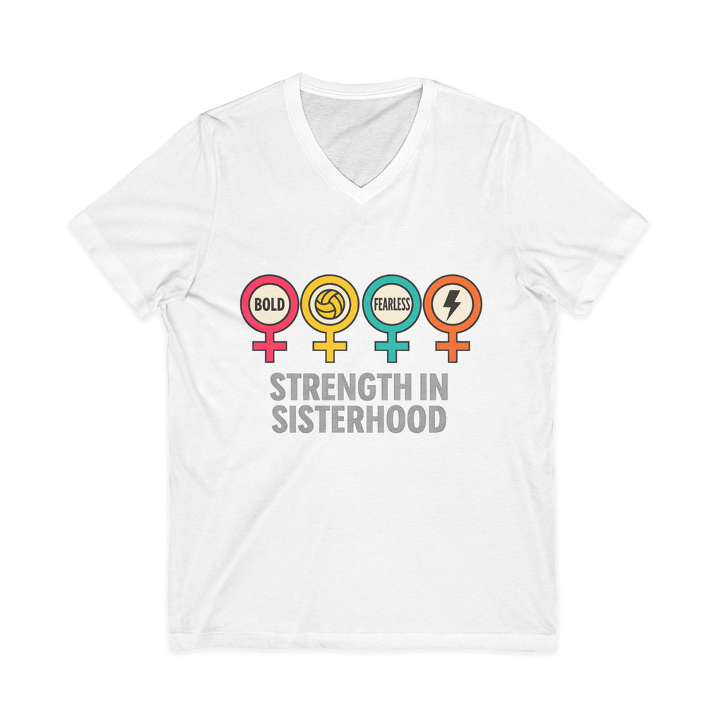 Strength in Sisterhood V-Neck Tee