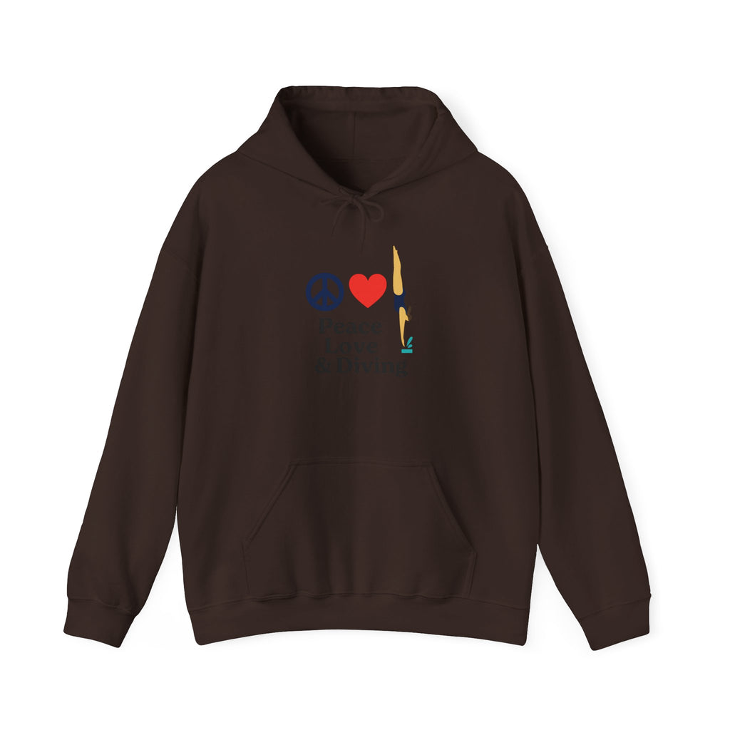 Peace Love & Diving Hoodie