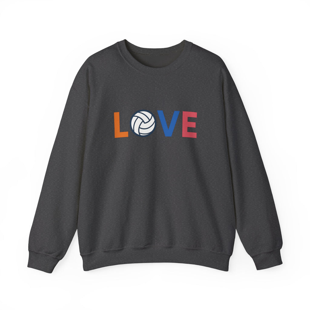 Volleyball Love Sweatshirt - Cozy Unisex Crewneck