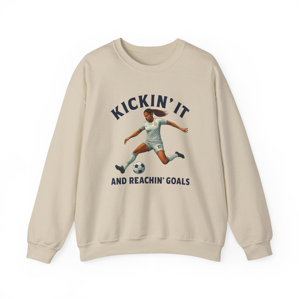 Kickin' It Crewneck Sweatshirt - Athletic Unisex Pullover