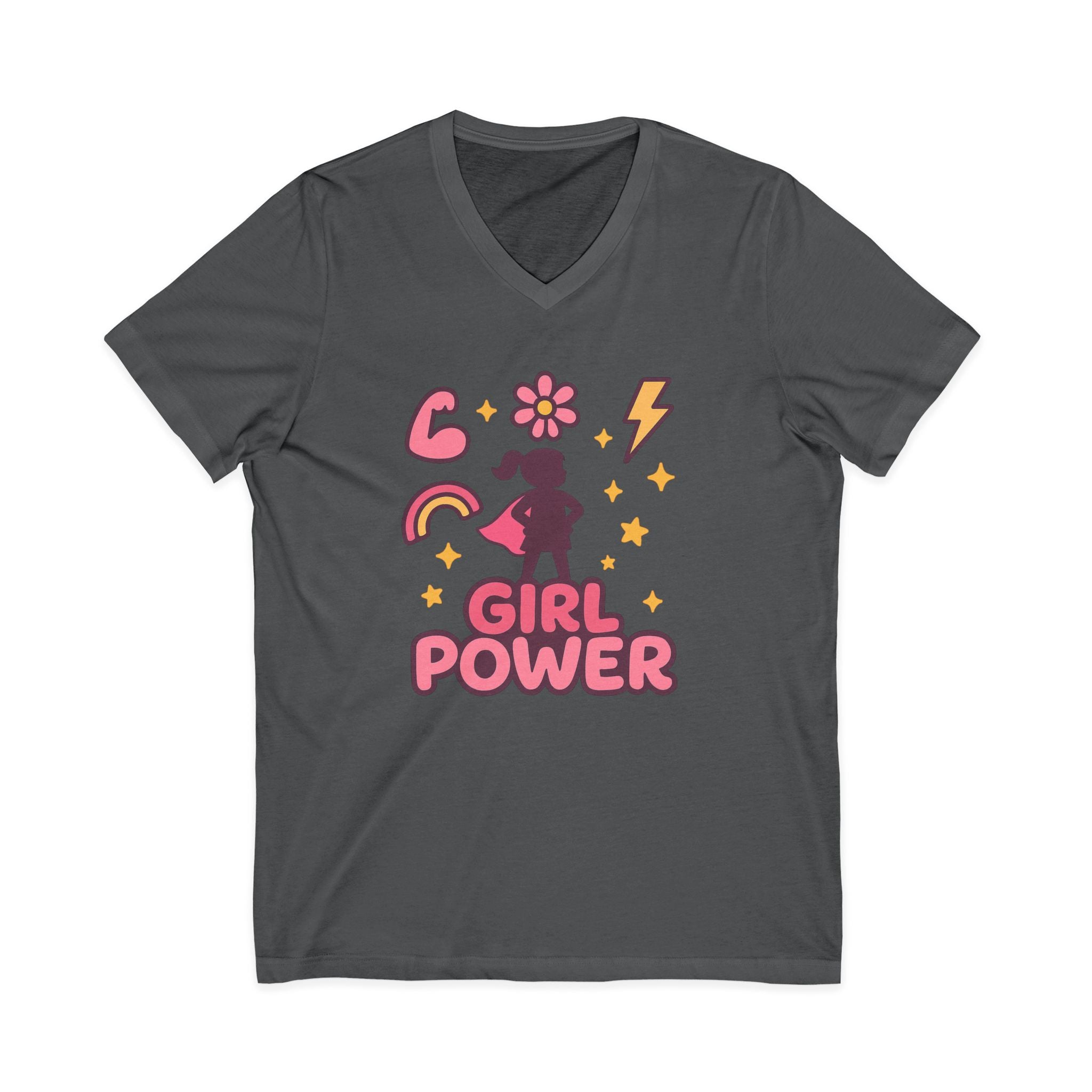 Girl Power V-Neck Tee