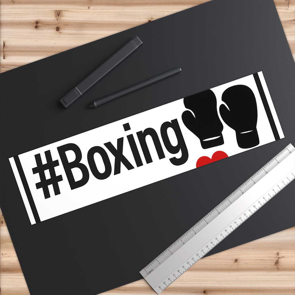Boxing Love Bumper Sticker