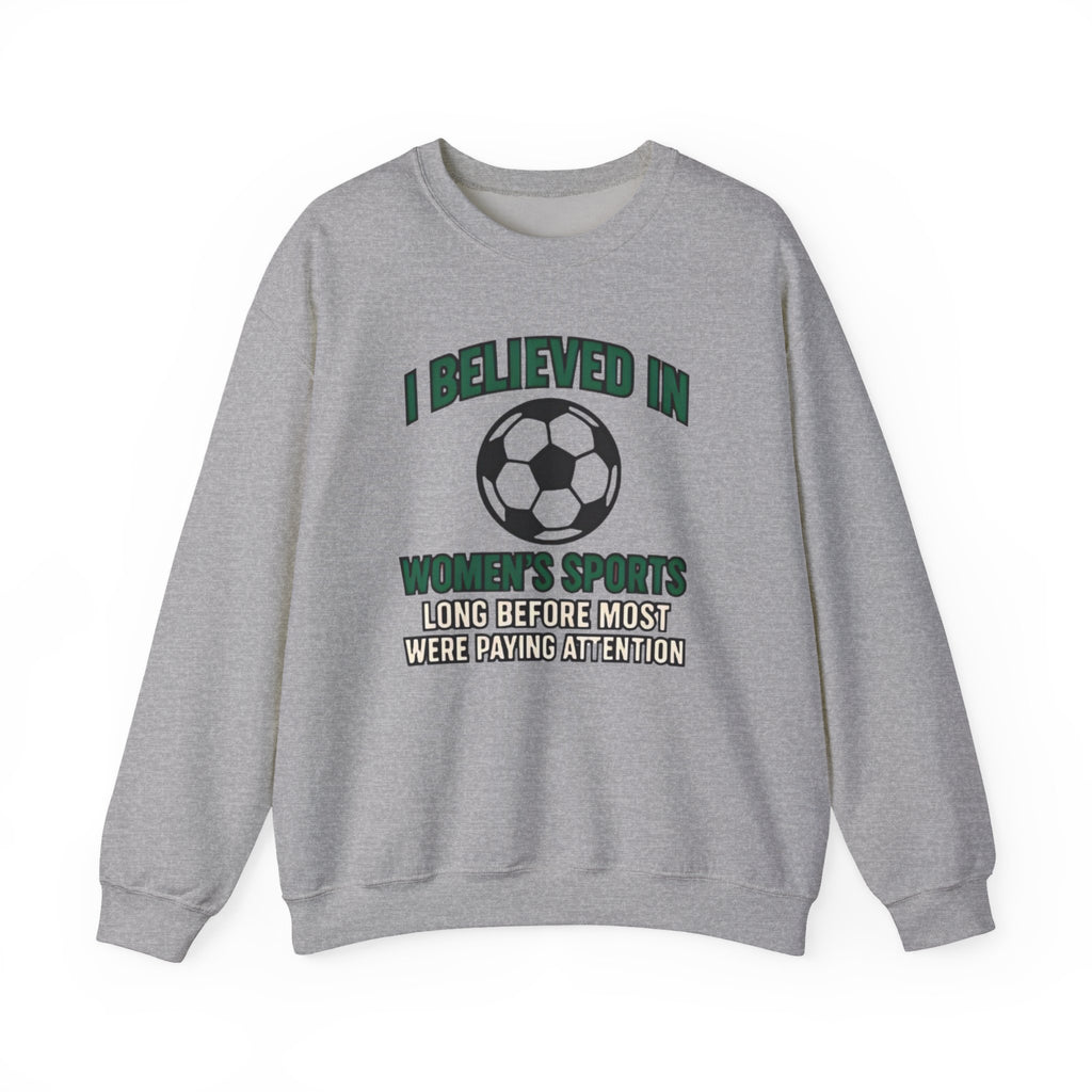 Empowering Women’s Sports Crewneck Sweatshirt