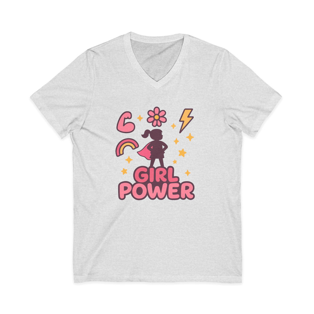 Girl Power V-Neck Tee