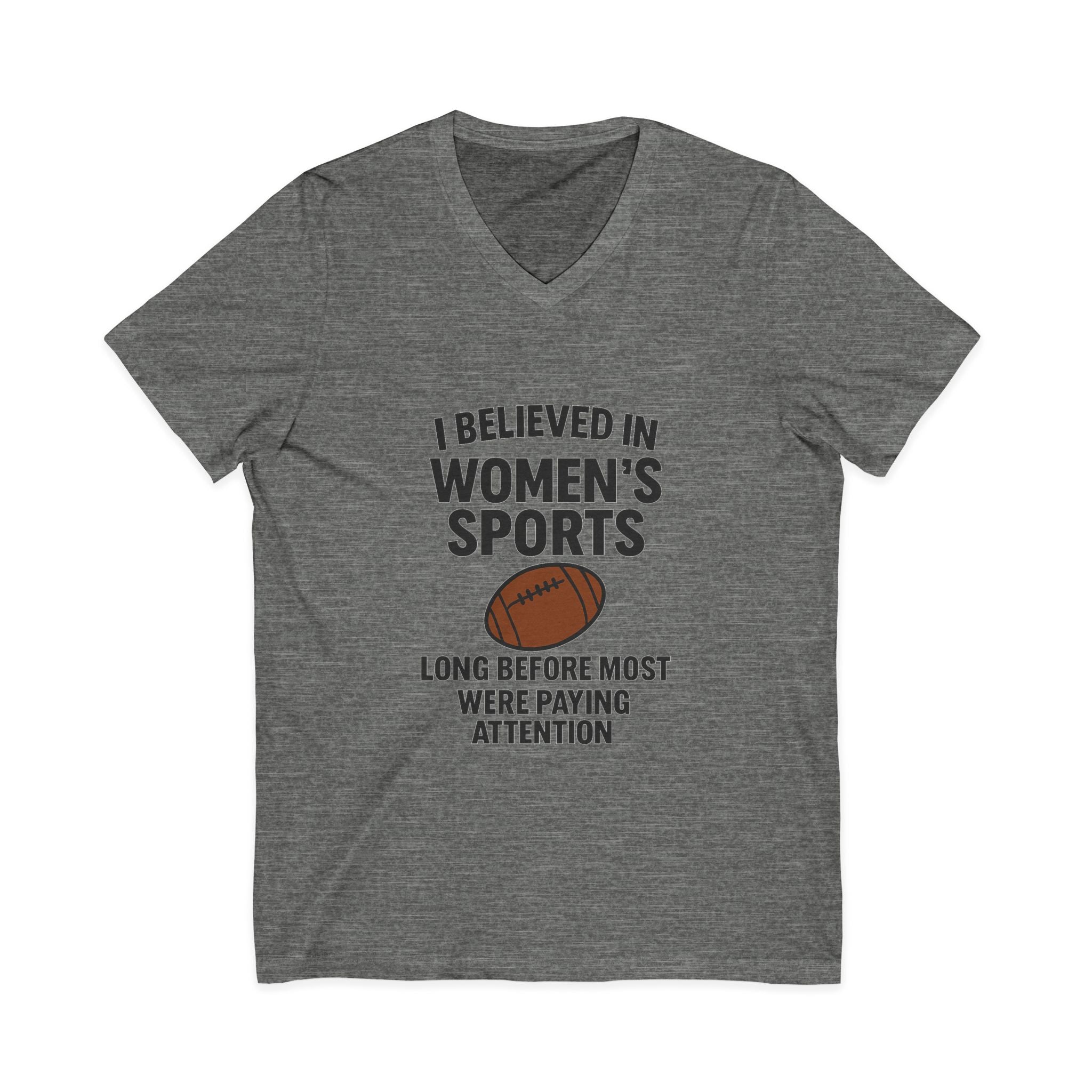 Women's Sports Advocacy V-Neck Tee