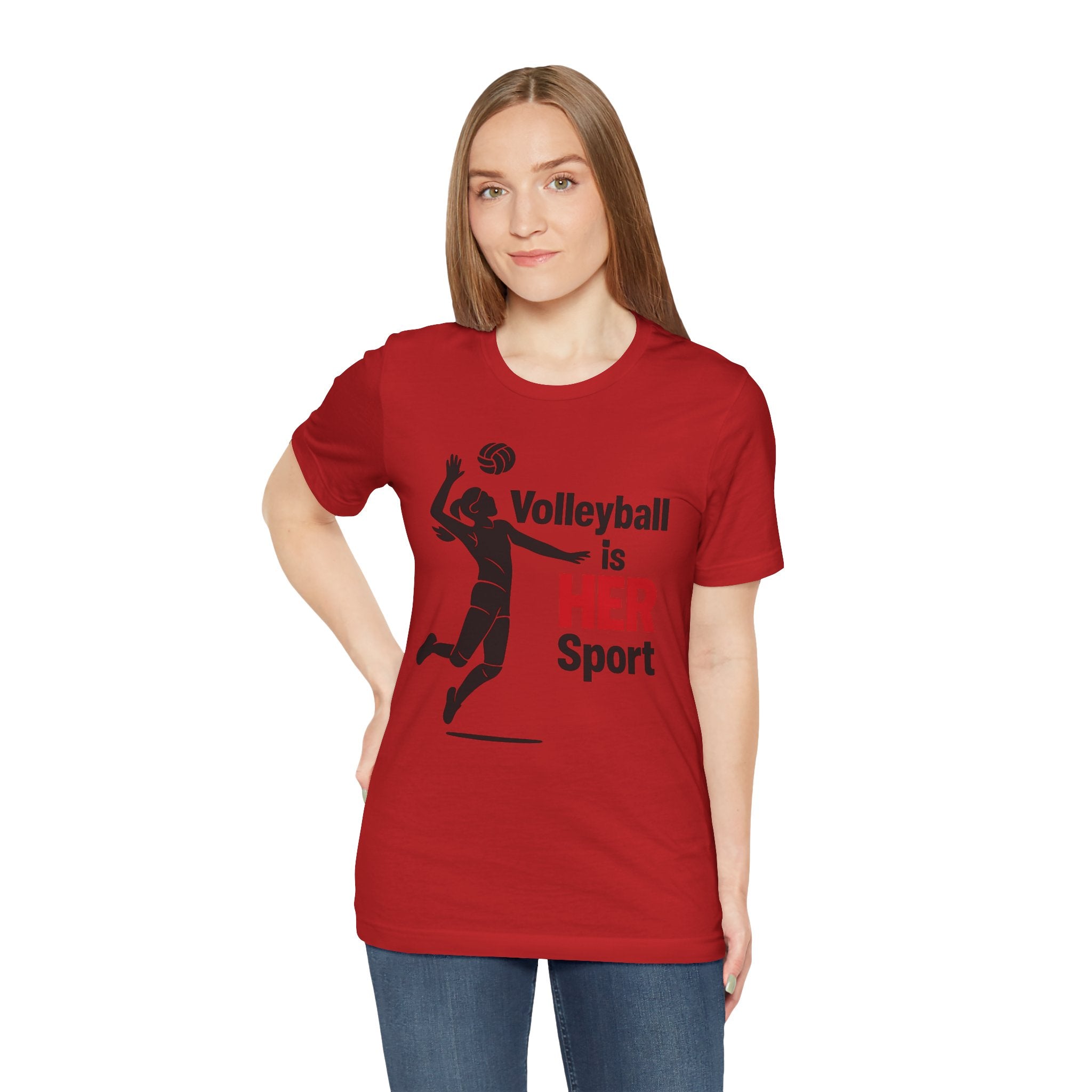 Women's Sports Pride Tee - Volleyball Is Her Sport