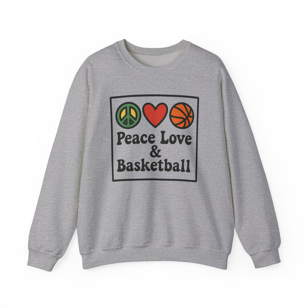 Peace Love & Basketball Sweatshirt
